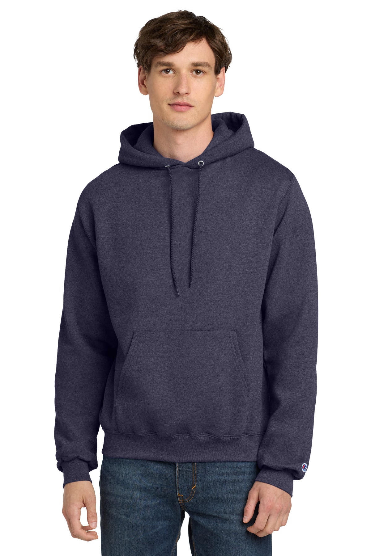Champion Powerblend Pullover Hoodie. S700 - EMBROIDERED
