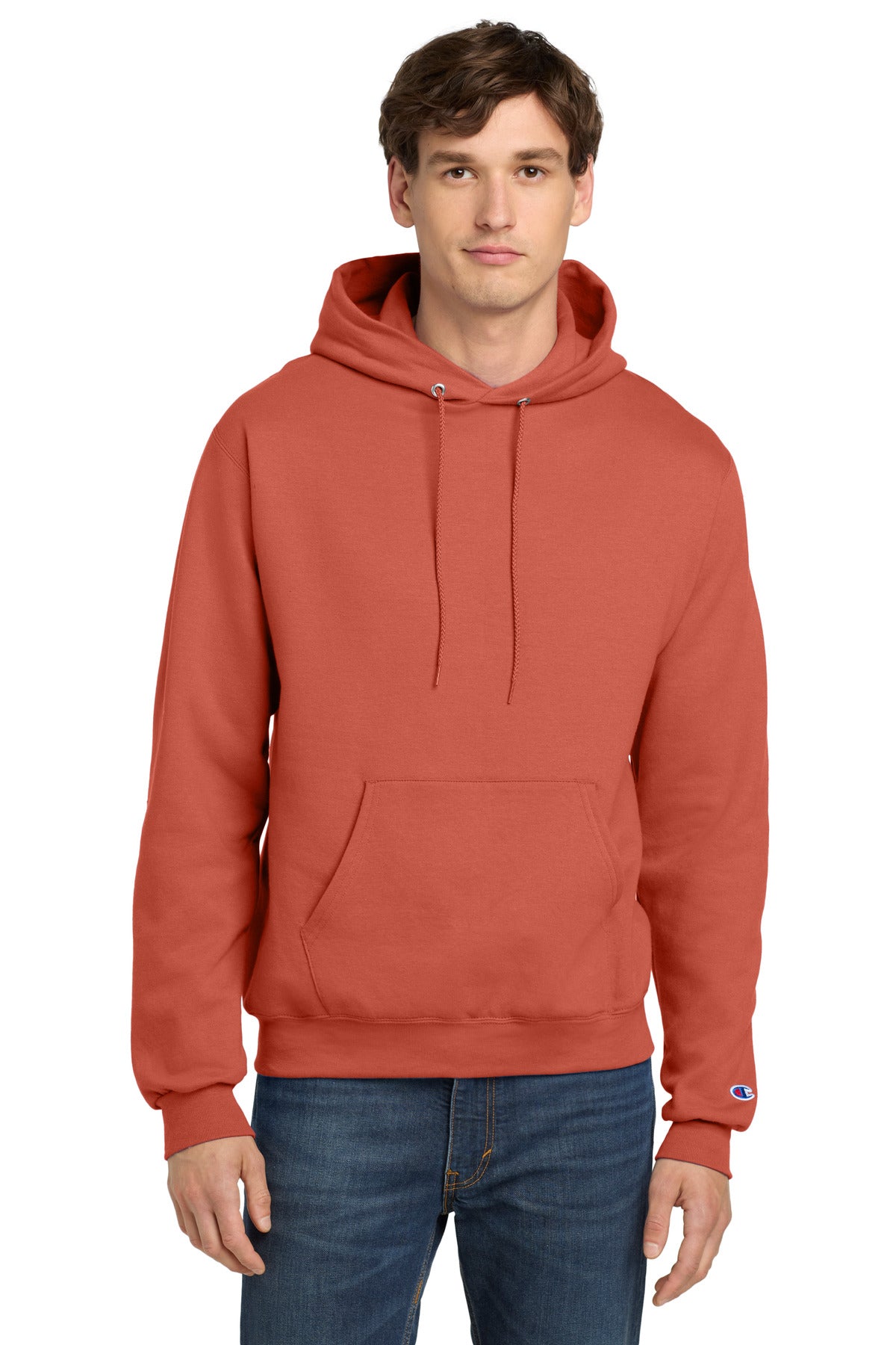 Champion  Powerblend Pullover Hoodie. S700 - EMBROIDERED