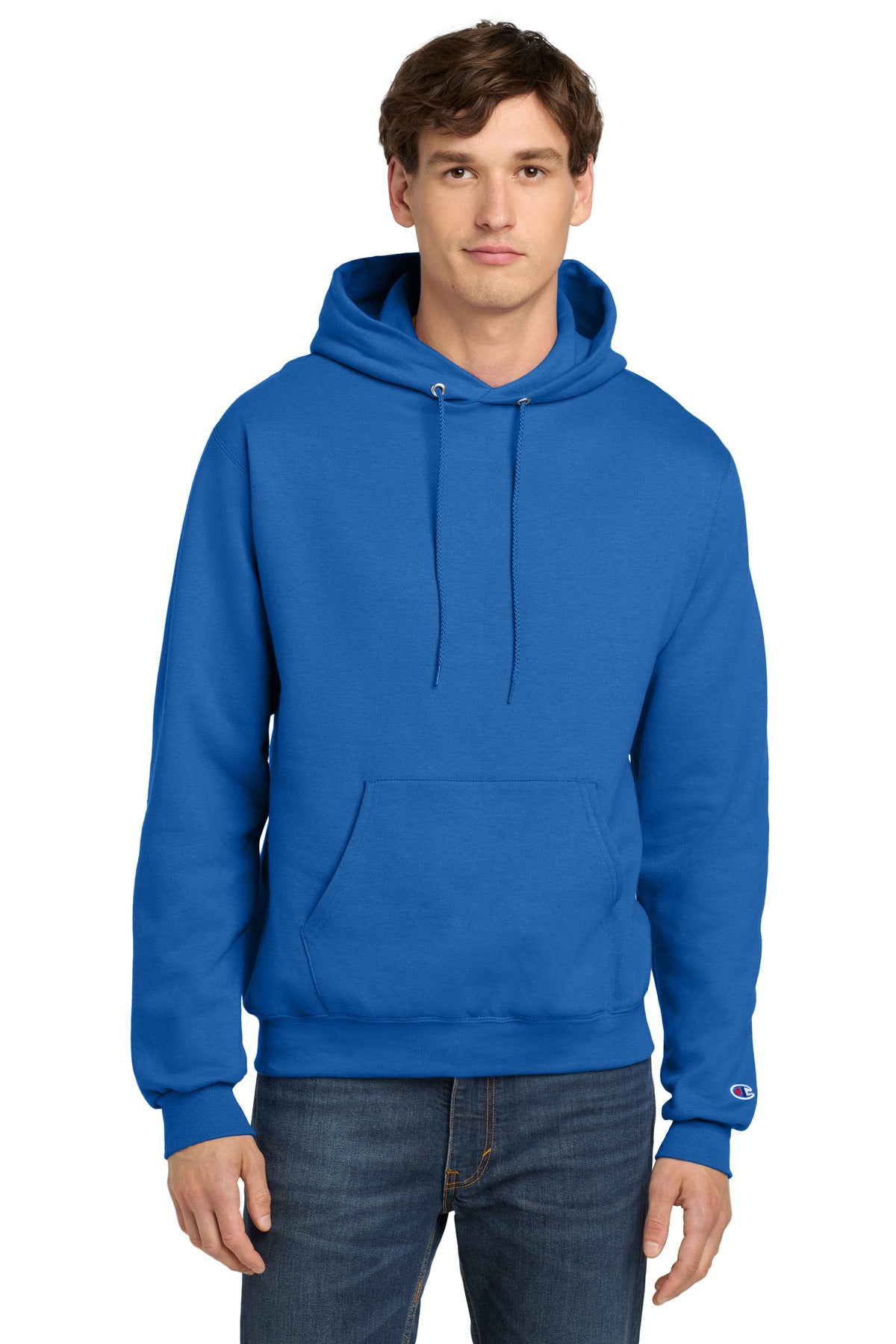 Champion  Powerblend Pullover Hoodie. S700 - EMBROIDERED