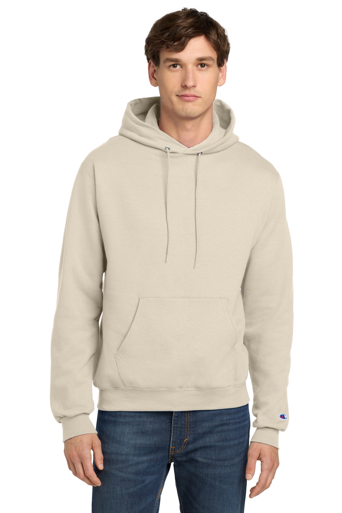Champion  Powerblend Pullover Hoodie. S700 - EMBROIDERED