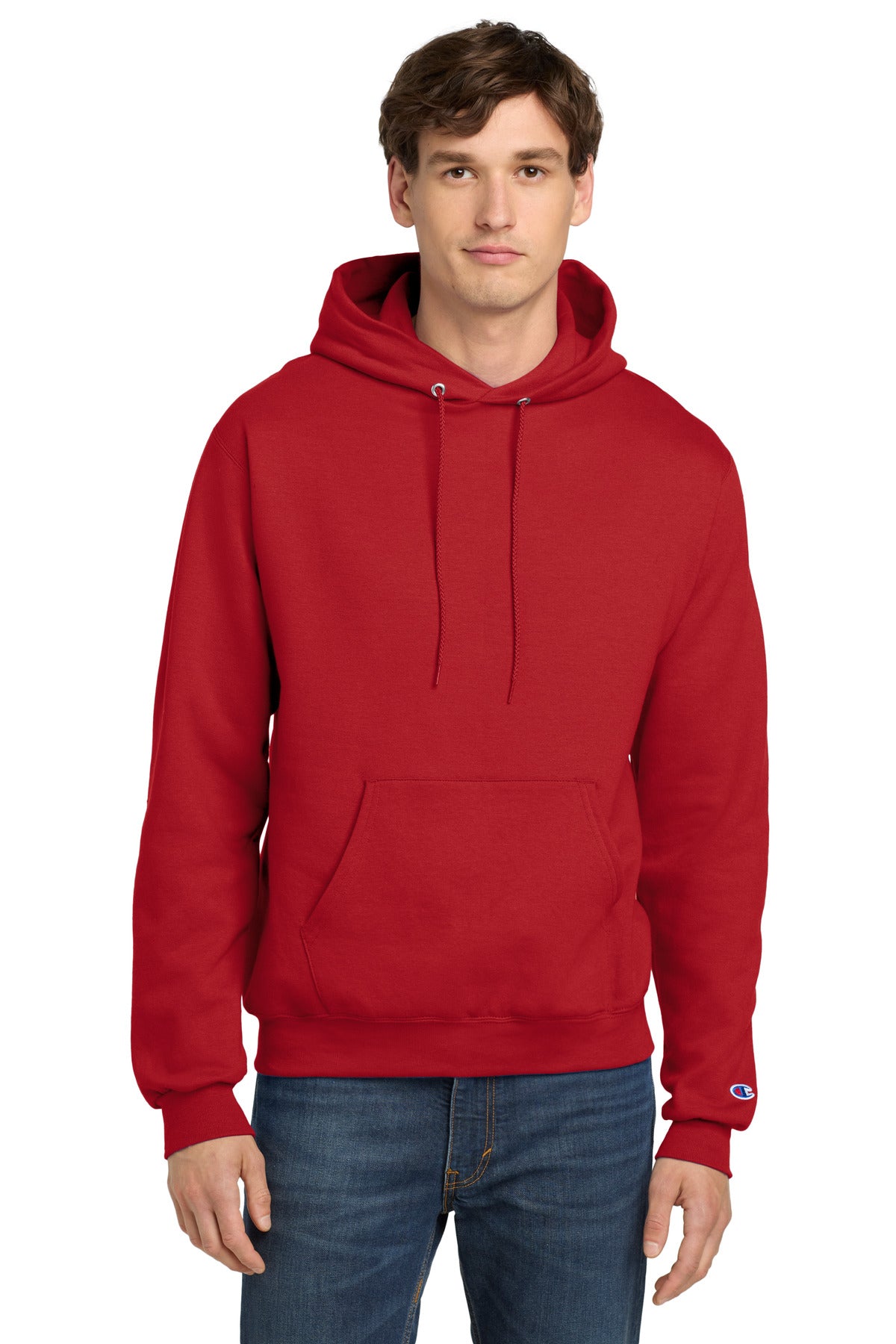 Champion  Powerblend Pullover Hoodie. S700 - EMBROIDERED