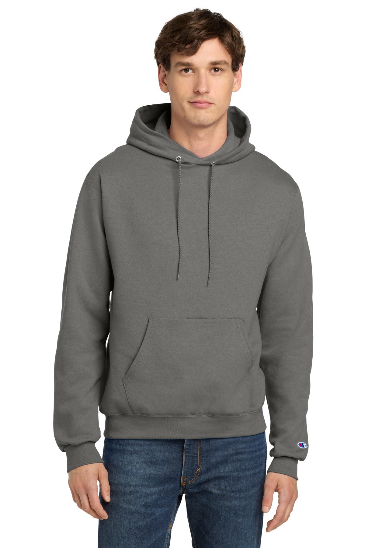 Champion  Powerblend Pullover Hoodie. S700 - EMBROIDERED