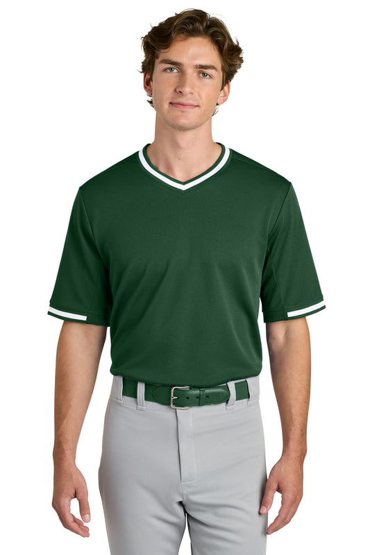 Sport-Tek Tough Mesh V-Neck Baseball Jersey ST221 - EMBROIDERED