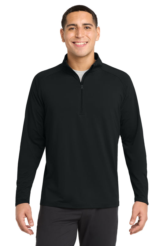 Sport-Tek Sport-Wick Stretch 1/4-Zip Pullover. ST850 - EMBROIDERED