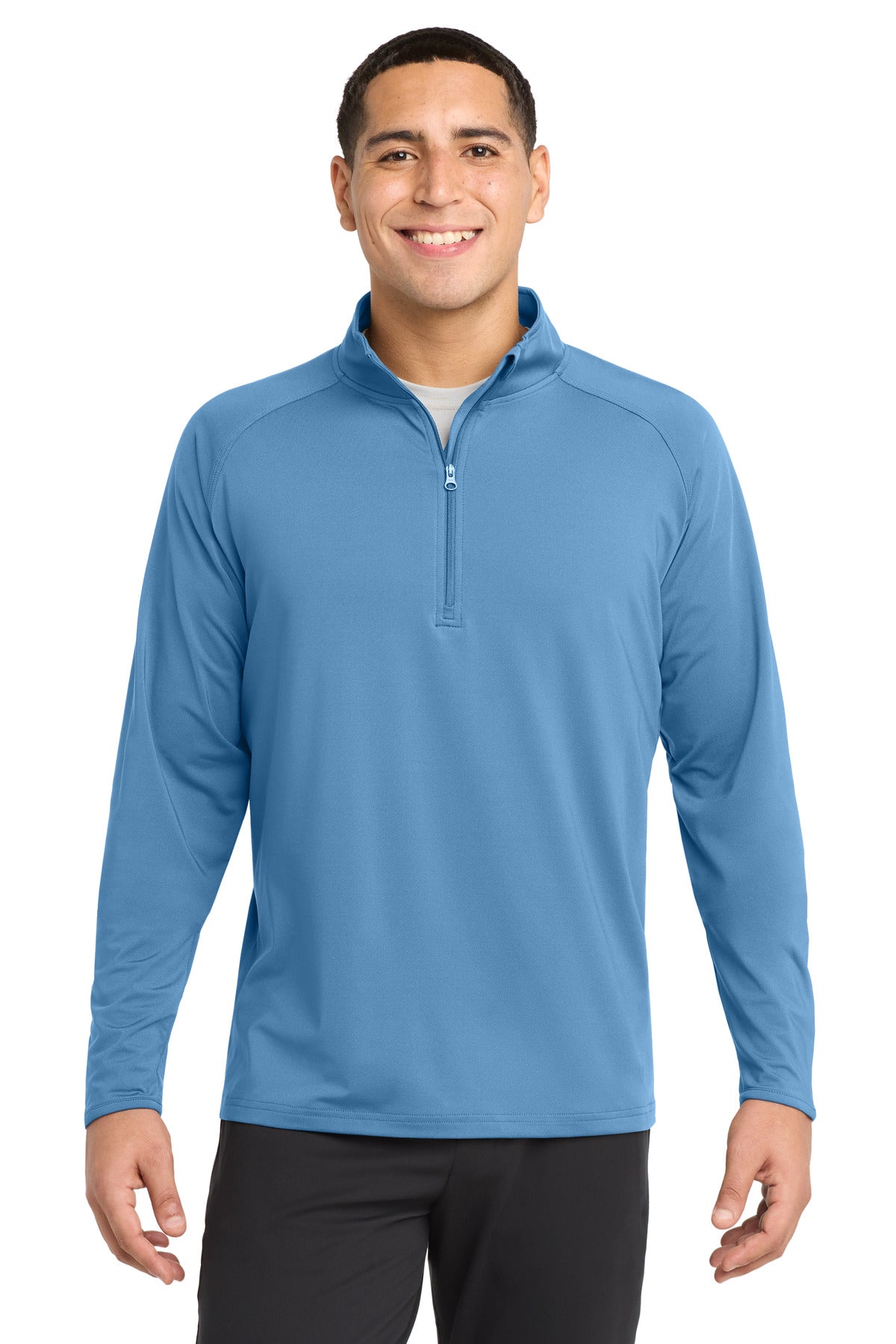 Sport-Tek Sport-Wick Stretch 1/4-Zip Pullover. ST850 - EMBROIDERED