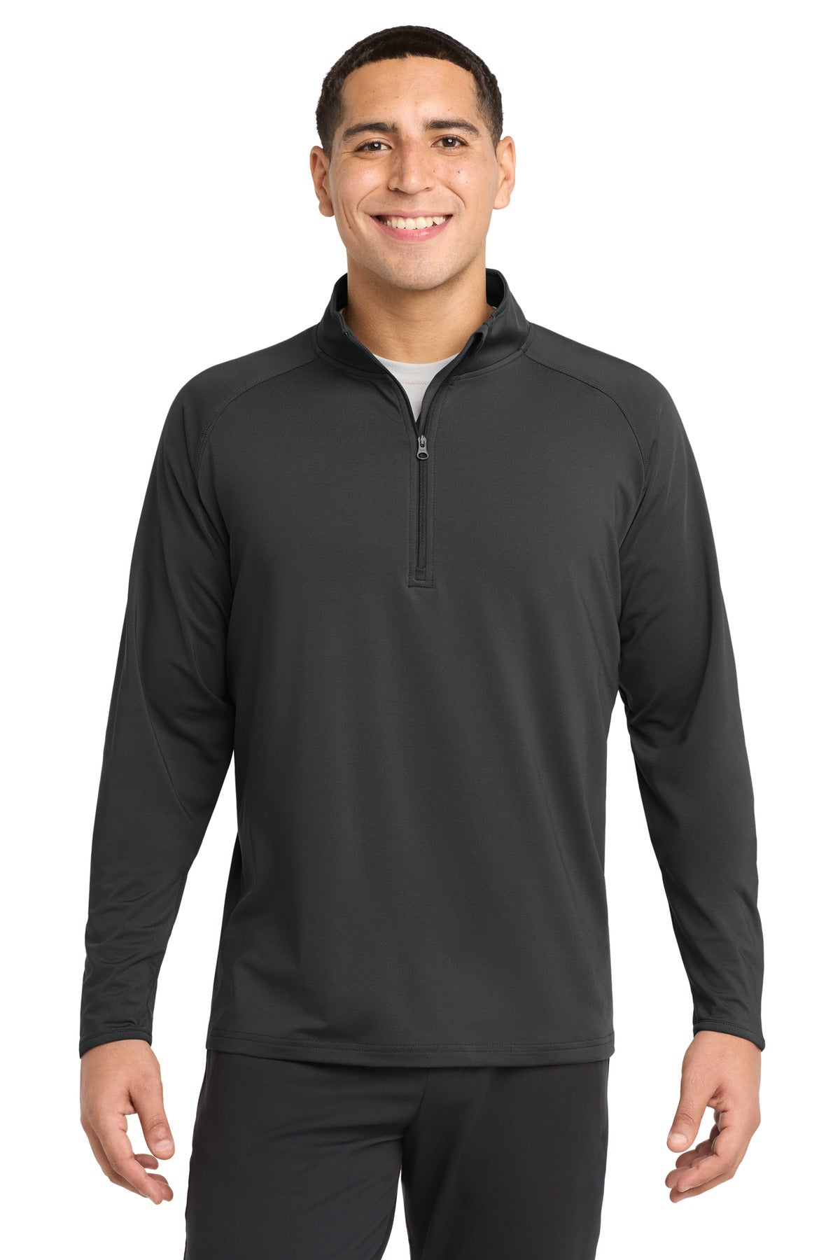 Sport-Tek Sport-Wick Stretch 1/4-Zip Pullover. ST850 - EMBROIDERED