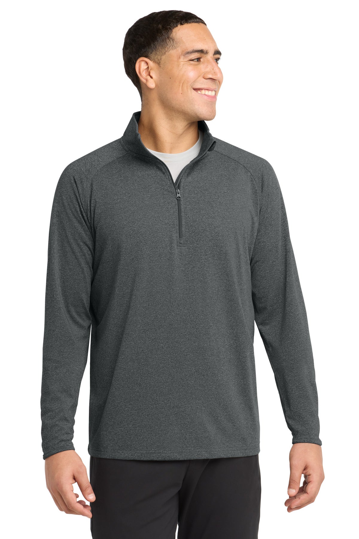 Sport-Tek Sport-Wick Stretch 1/4-Zip Pullover. ST850 - EMBROIDERED