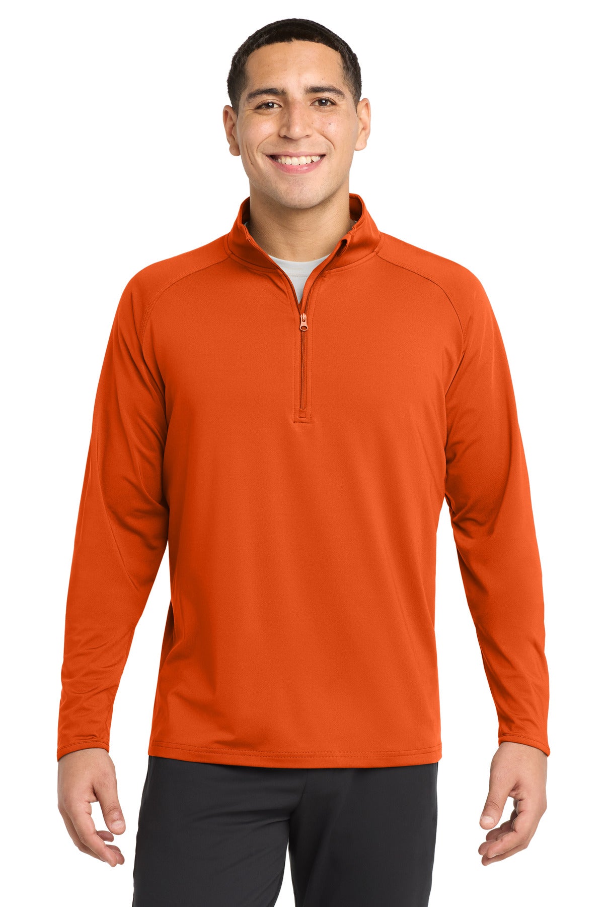 Sport-Tek Sport-Wick Stretch 1/4-Zip Pullover. ST850 - EMBROIDERED