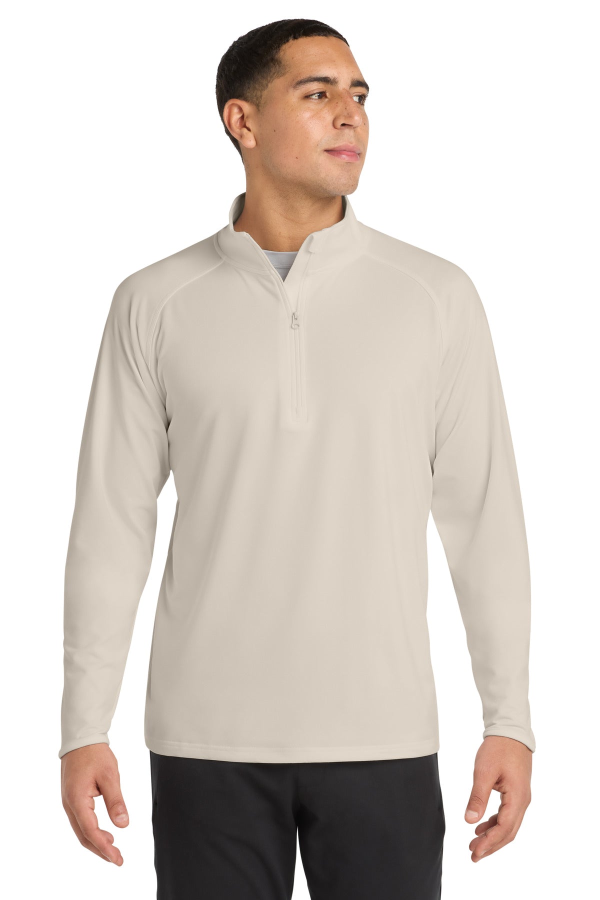 Sport-Tek Sport-Wick Stretch 1/4-Zip Pullover. ST850 - EMBROIDERED