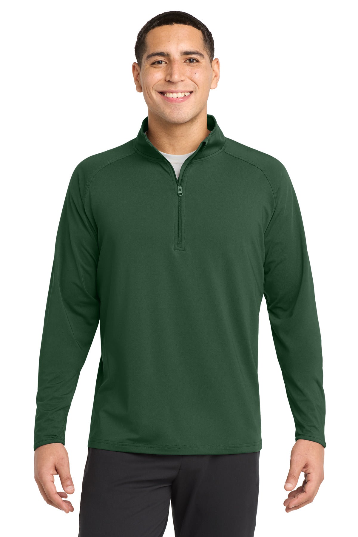 Sport-Tek Sport-Wick Stretch 1/4-Zip Pullover. ST850 - EMBROIDERED