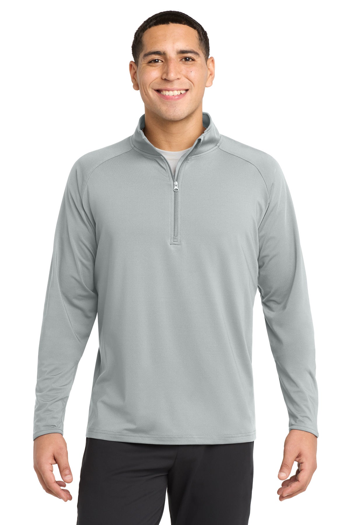 Sport-Tek Sport-Wick Stretch 1/4-Zip Pullover. ST850 - EMBROIDERED