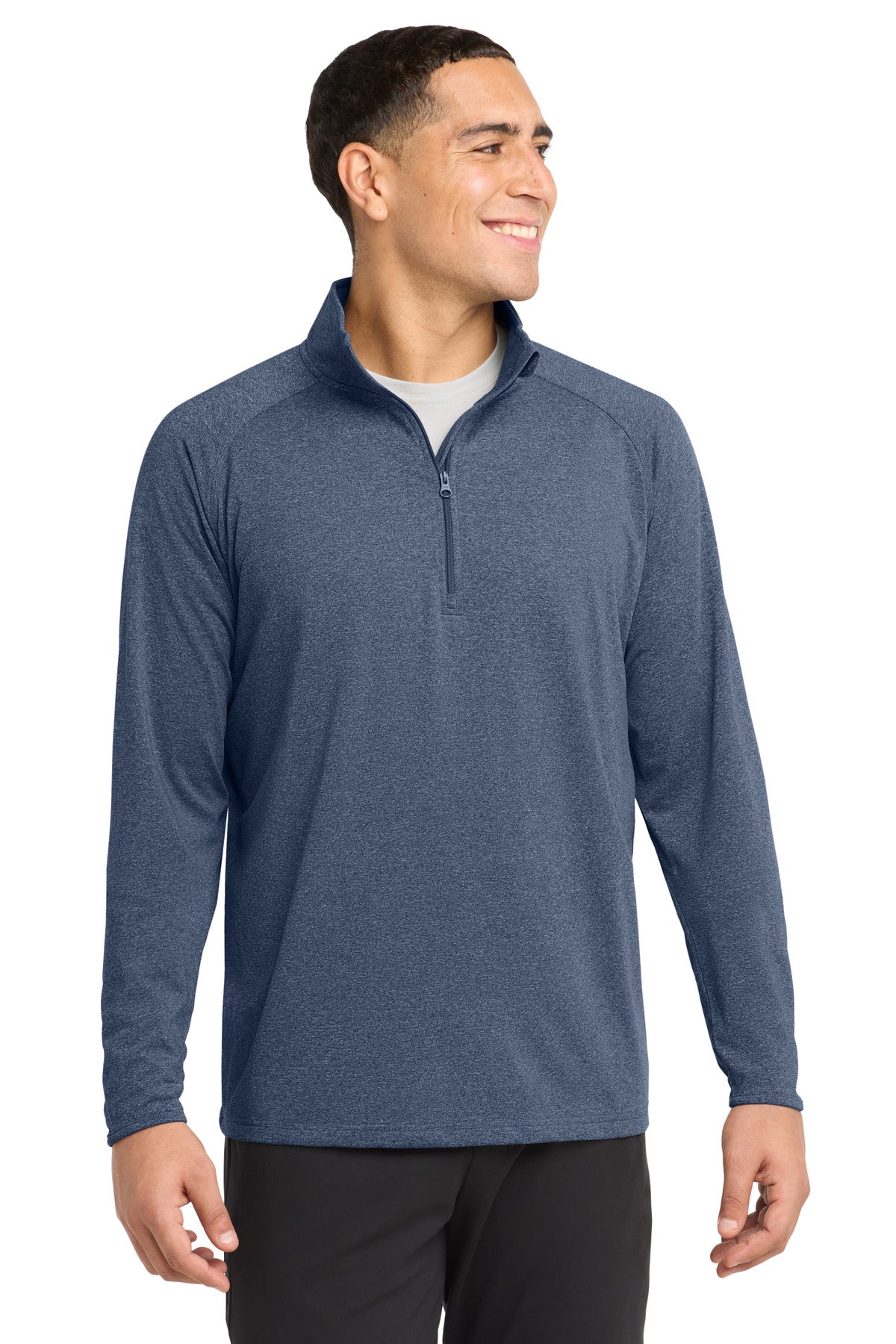 Sport-Tek Sport-Wick Stretch 1/4-Zip Pullover. ST850 - EMBROIDERED