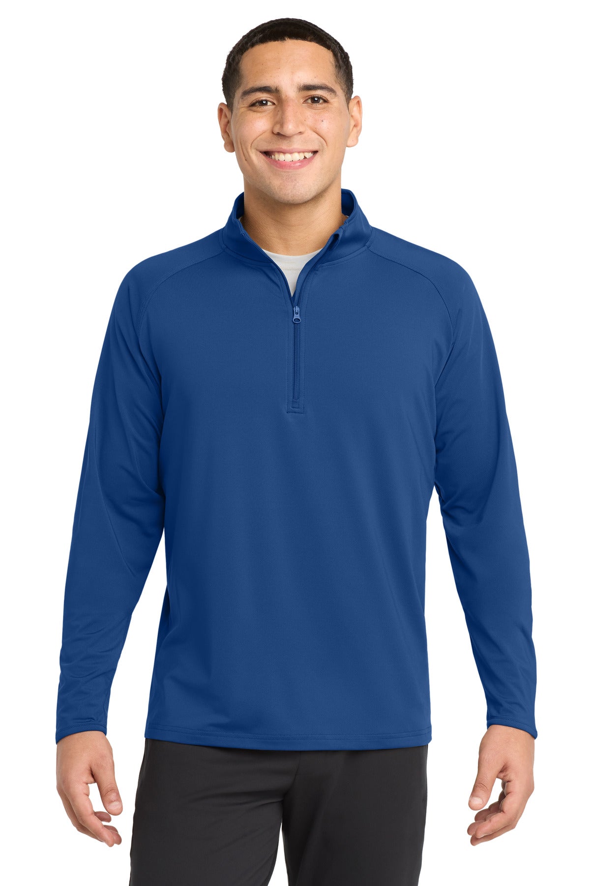 Sport-Tek Sport-Wick Stretch 1/4-Zip Pullover. ST850 - EMBROIDERED