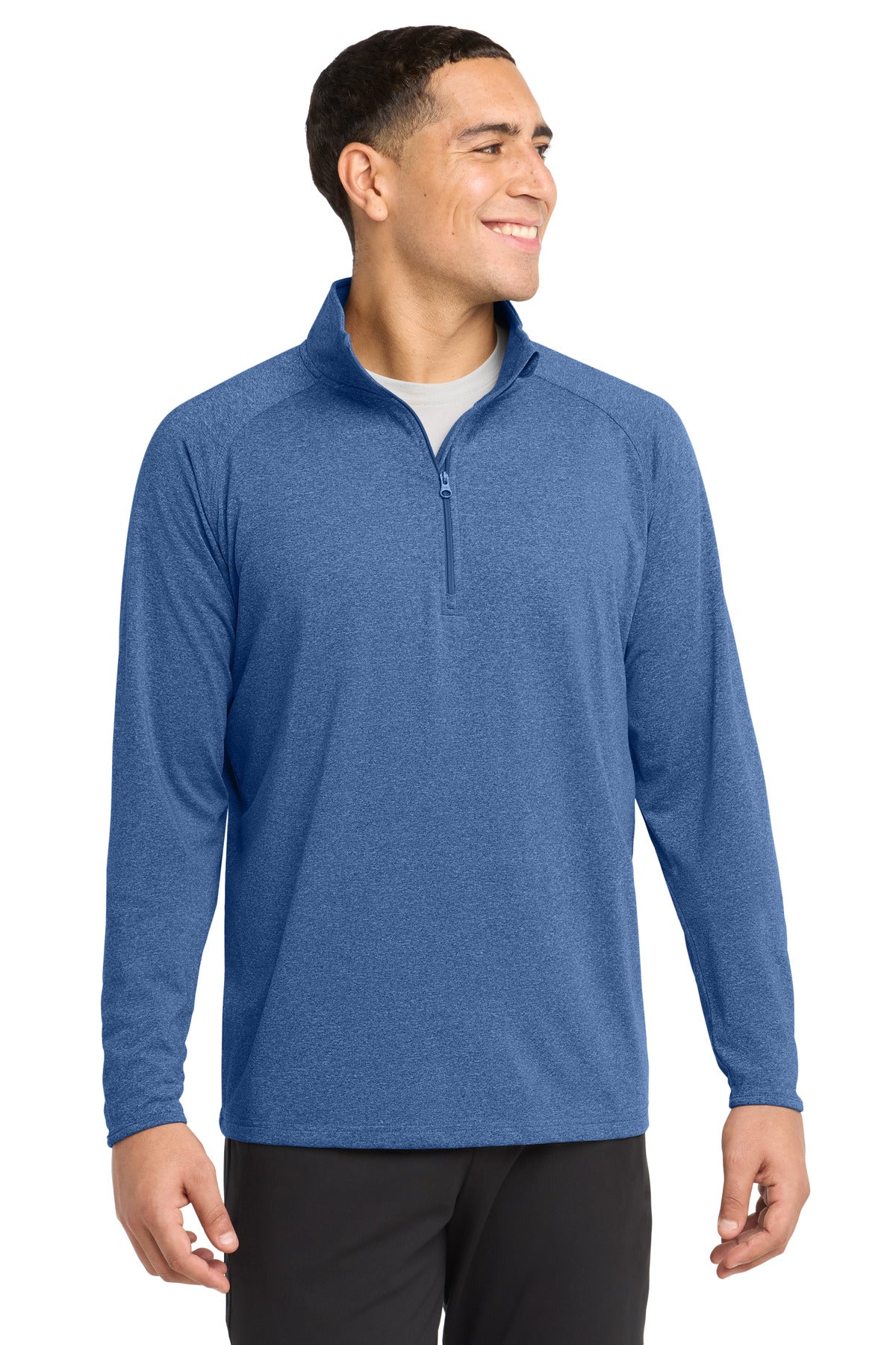 Sport-Tek Sport-Wick Stretch 1/4-Zip Pullover. ST850 - EMBROIDERED