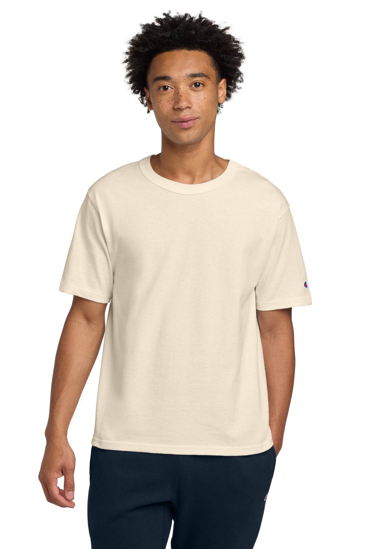 Champion   Heritage 7-Oz. Jersey Tee T105 - EMBROIDERED
