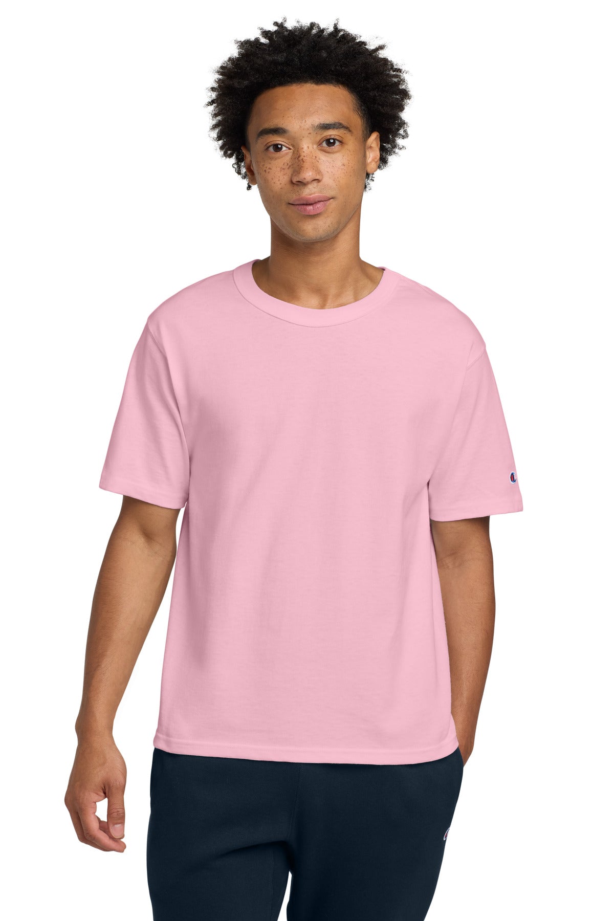 Champion   Heritage 7-Oz. Jersey Tee T105 - EMBROIDERED