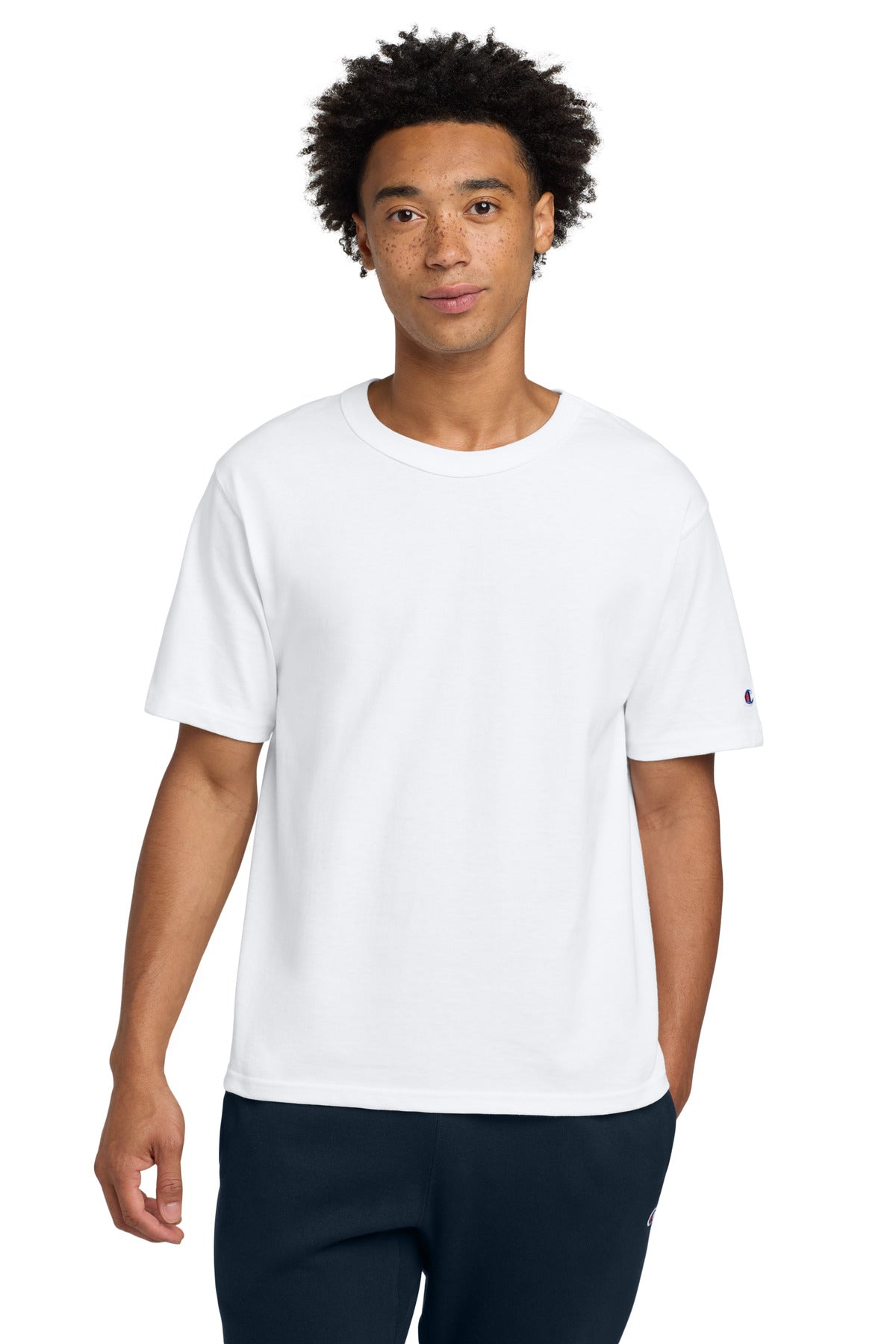Champion   Heritage 7-Oz. Jersey Tee T105 - EMBROIDERED