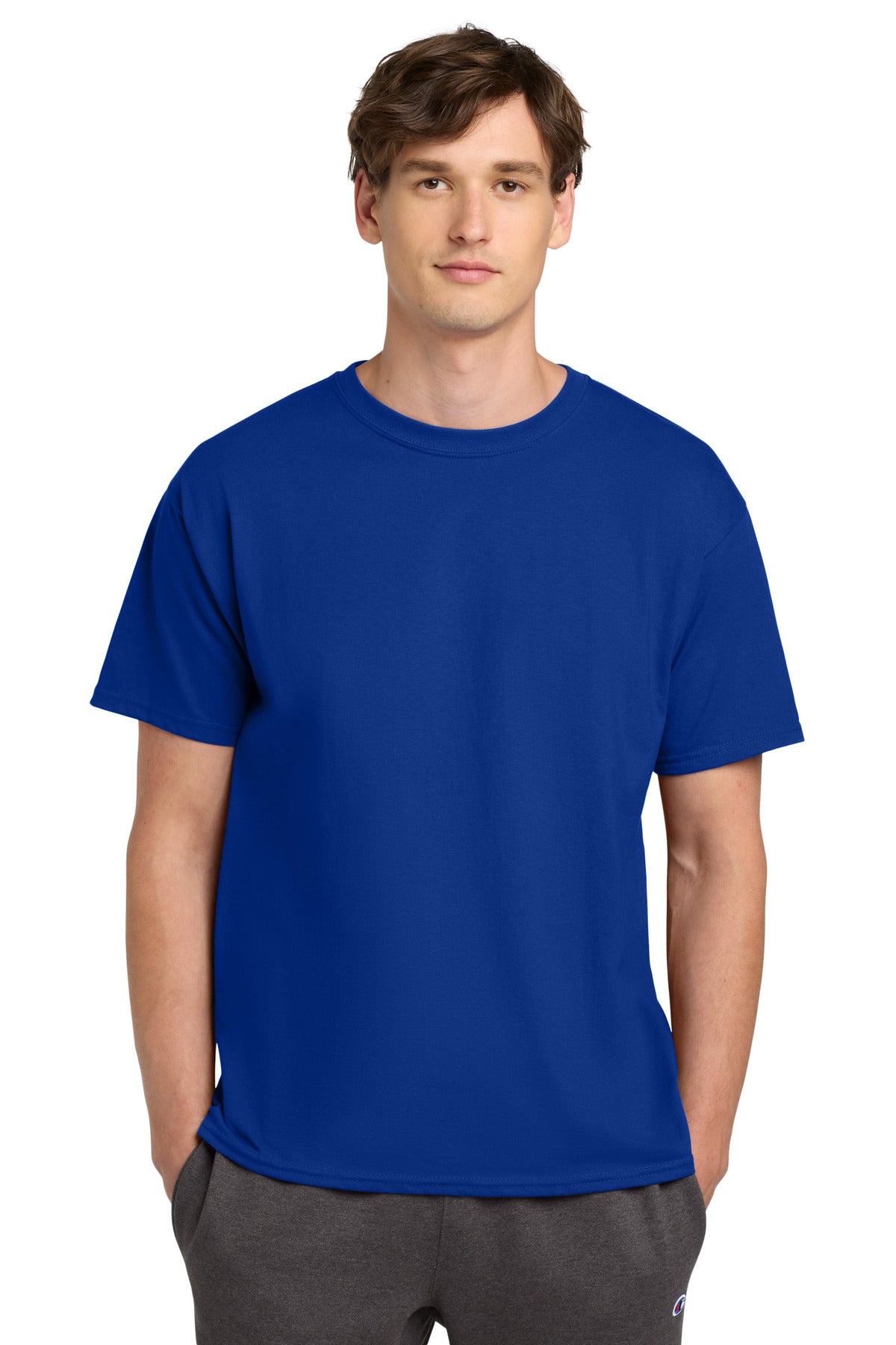 Champion   Heritage 6-Oz. Jersey Tee T425 - EMBROIDERED