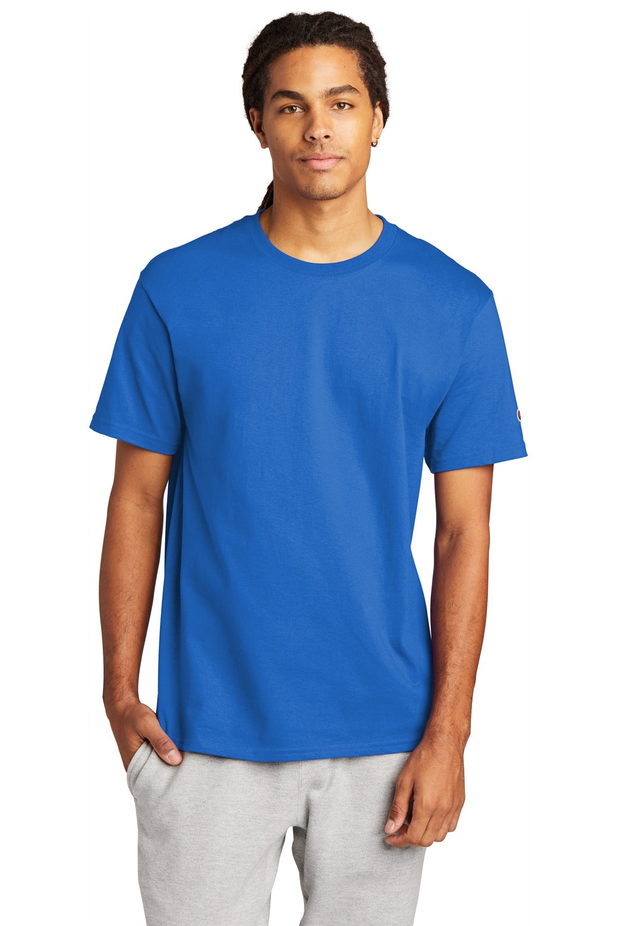 Champion Heritage 6-Oz. Jersey Tee T425 - EMBROIDERED