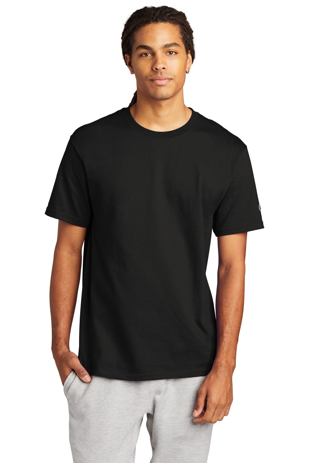 Champion Heritage 6-Oz. Jersey Tee T425 - EMBROIDERED