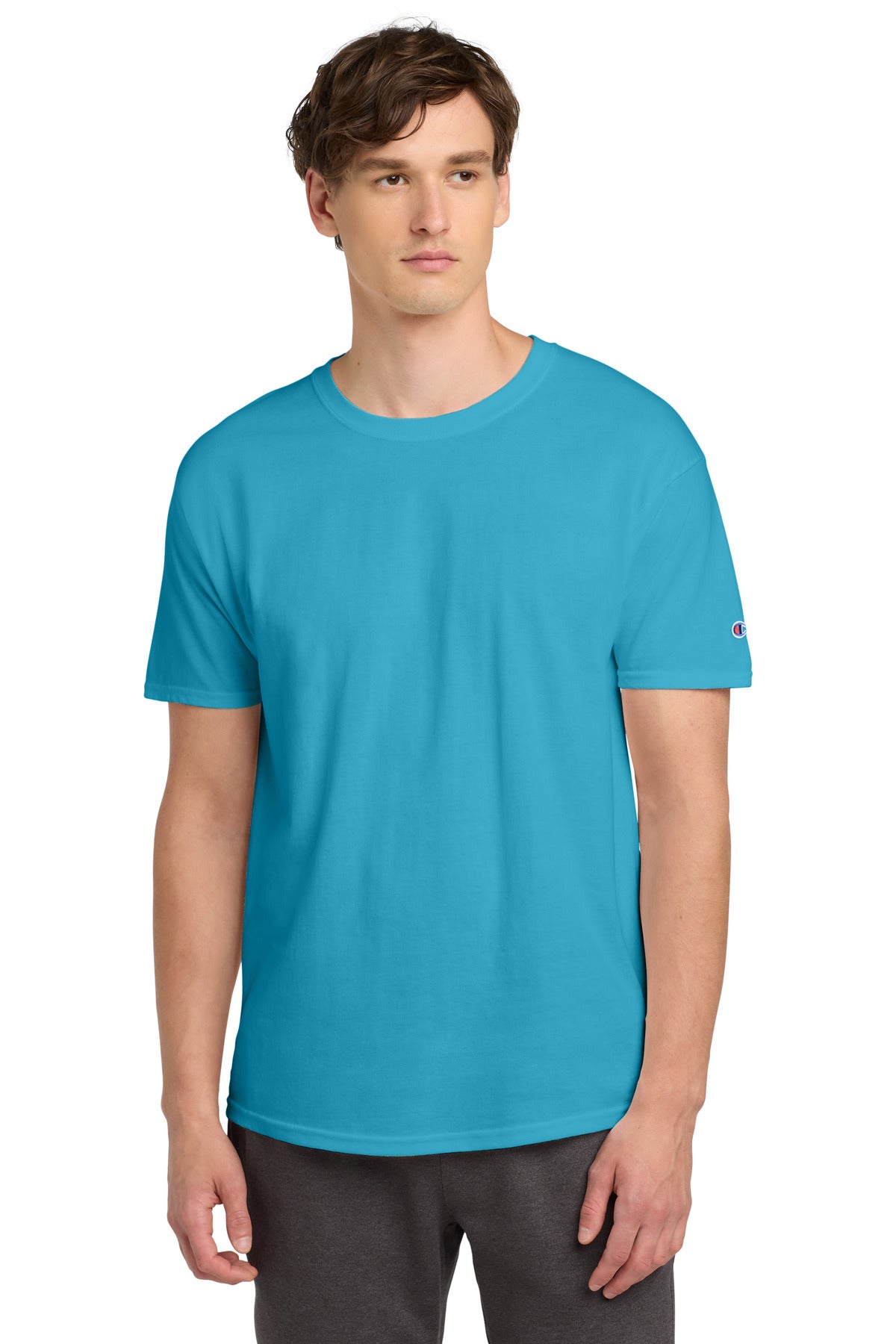 Champion   Heritage 6-Oz. Jersey Tee T425 - EMBROIDERED