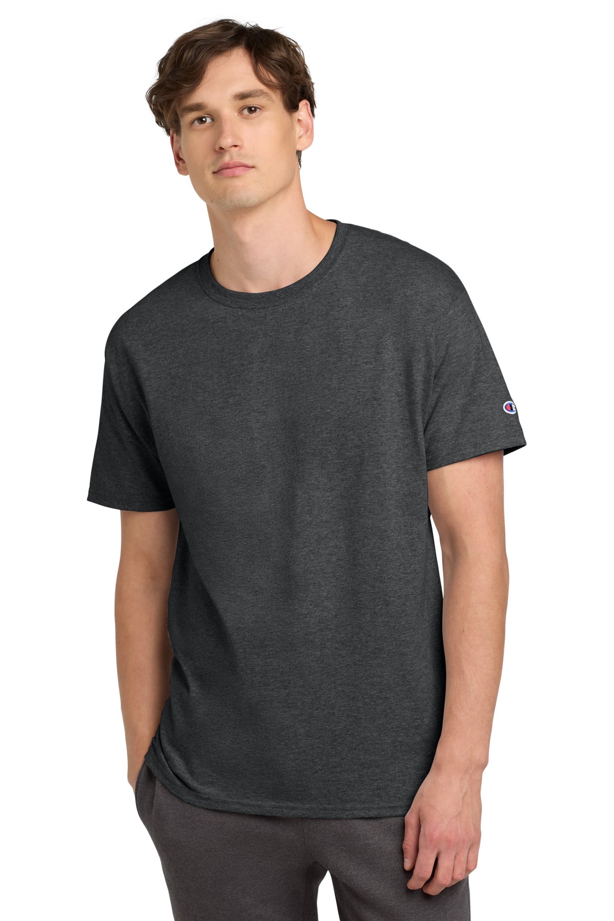 Champion   Heritage 6-Oz. Jersey Tee T425 - EMBROIDERED
