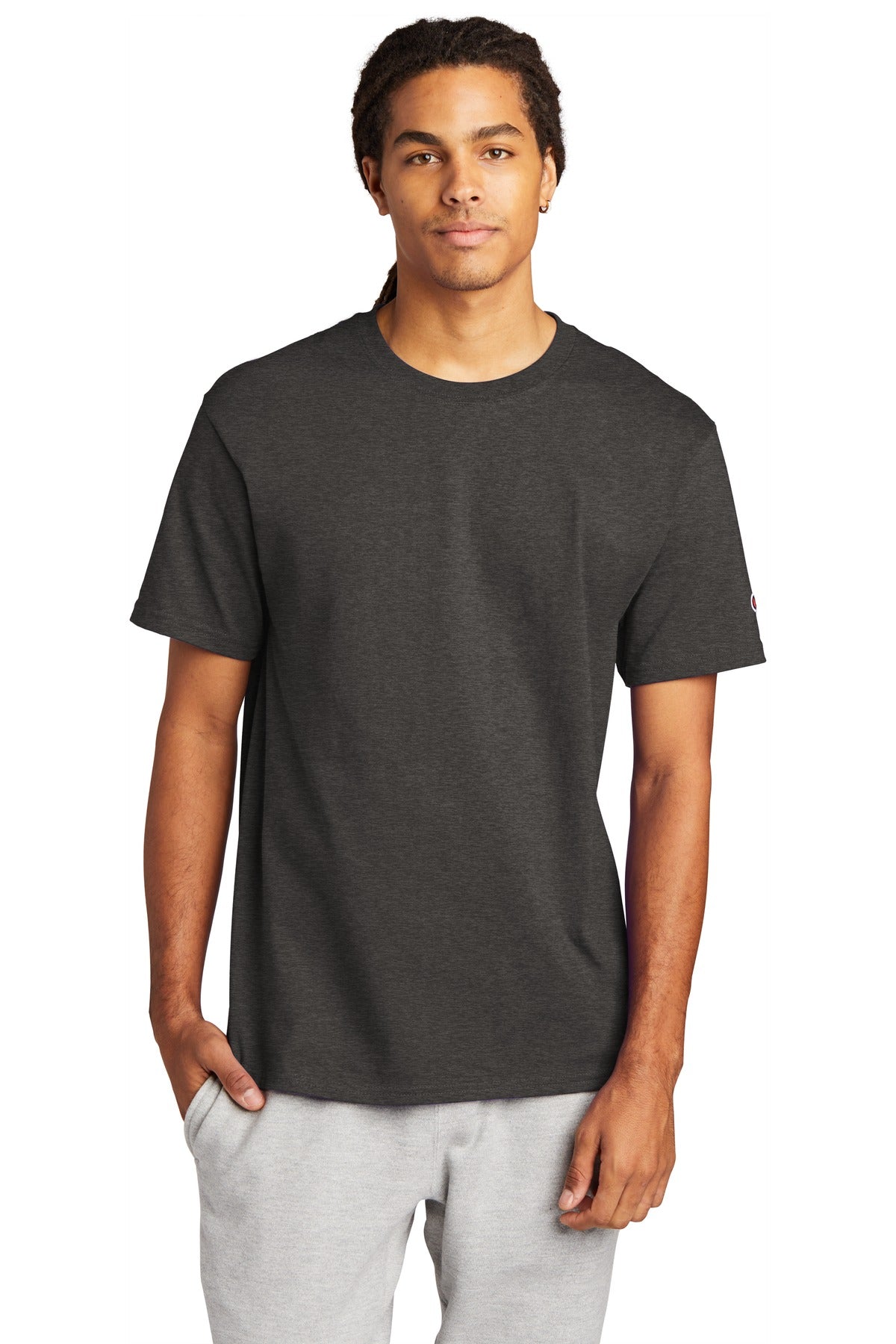 Champion Heritage 6-Oz. Jersey Tee T425 - EMBROIDERED