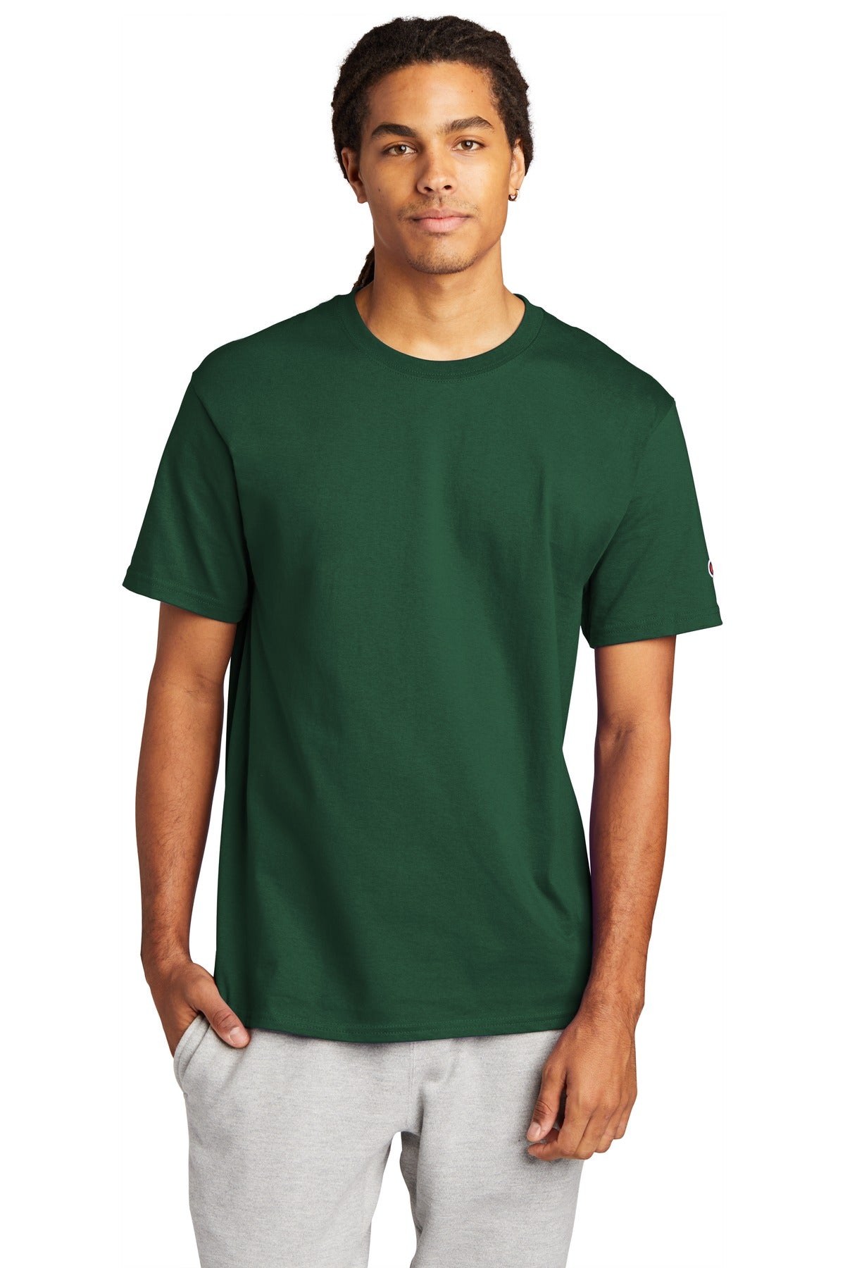 Champion Heritage 6-Oz. Jersey Tee T425 - EMBROIDERED