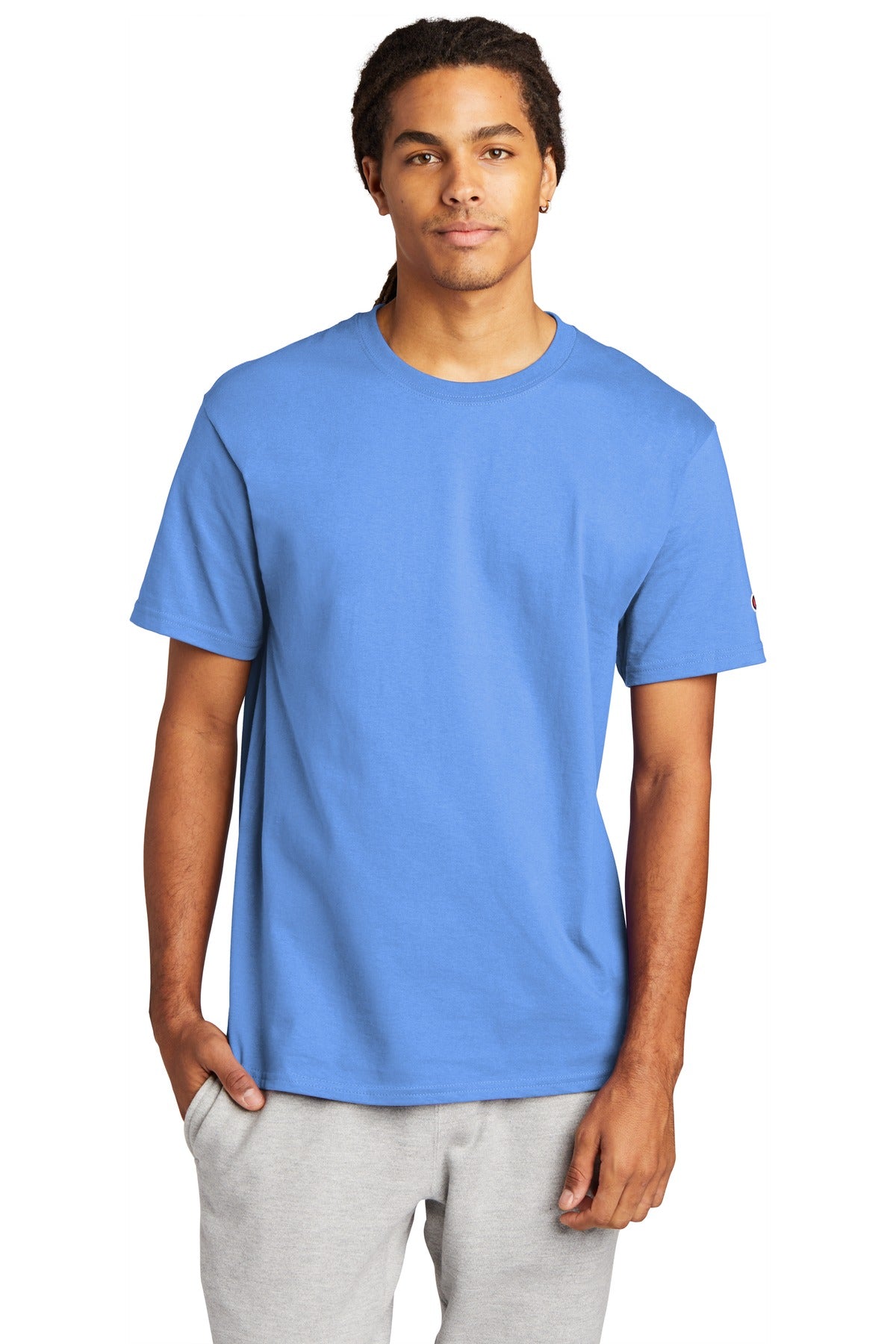 Champion Heritage 6-Oz. Jersey Tee T425 - EMBROIDERED
