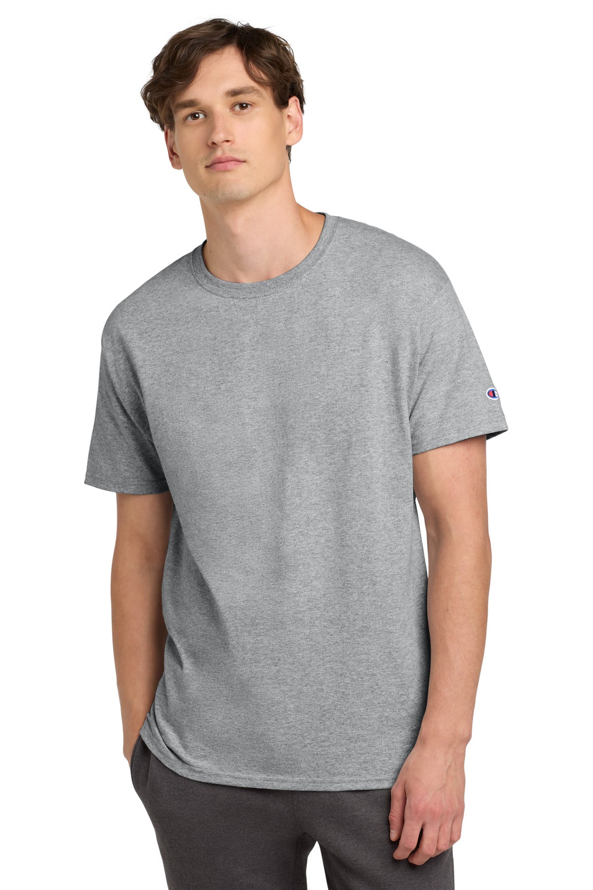 Champion   Heritage 6-Oz. Jersey Tee T425 - EMBROIDERED