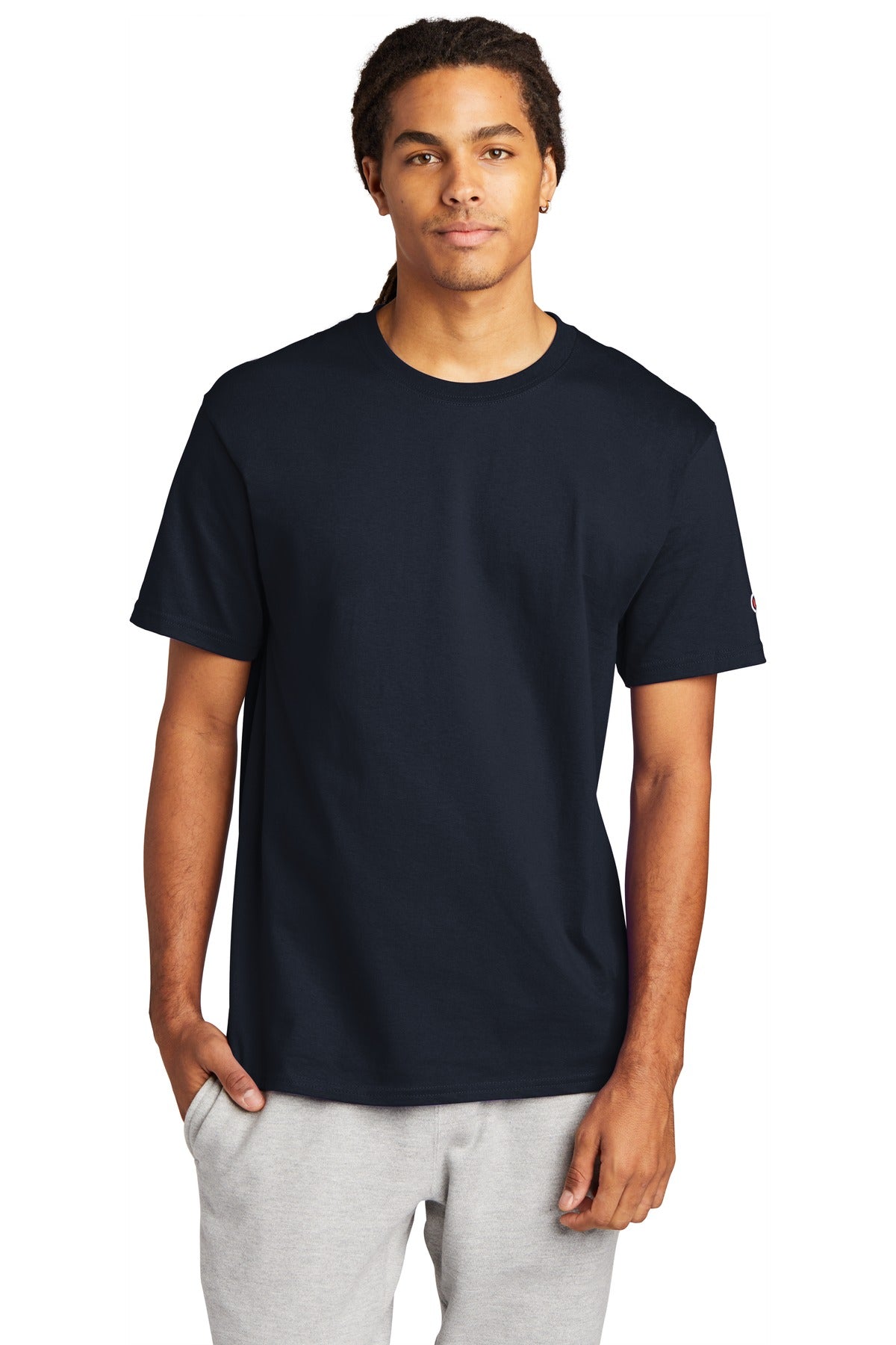 Champion Heritage 6-Oz. Jersey Tee T425 - EMBROIDERED