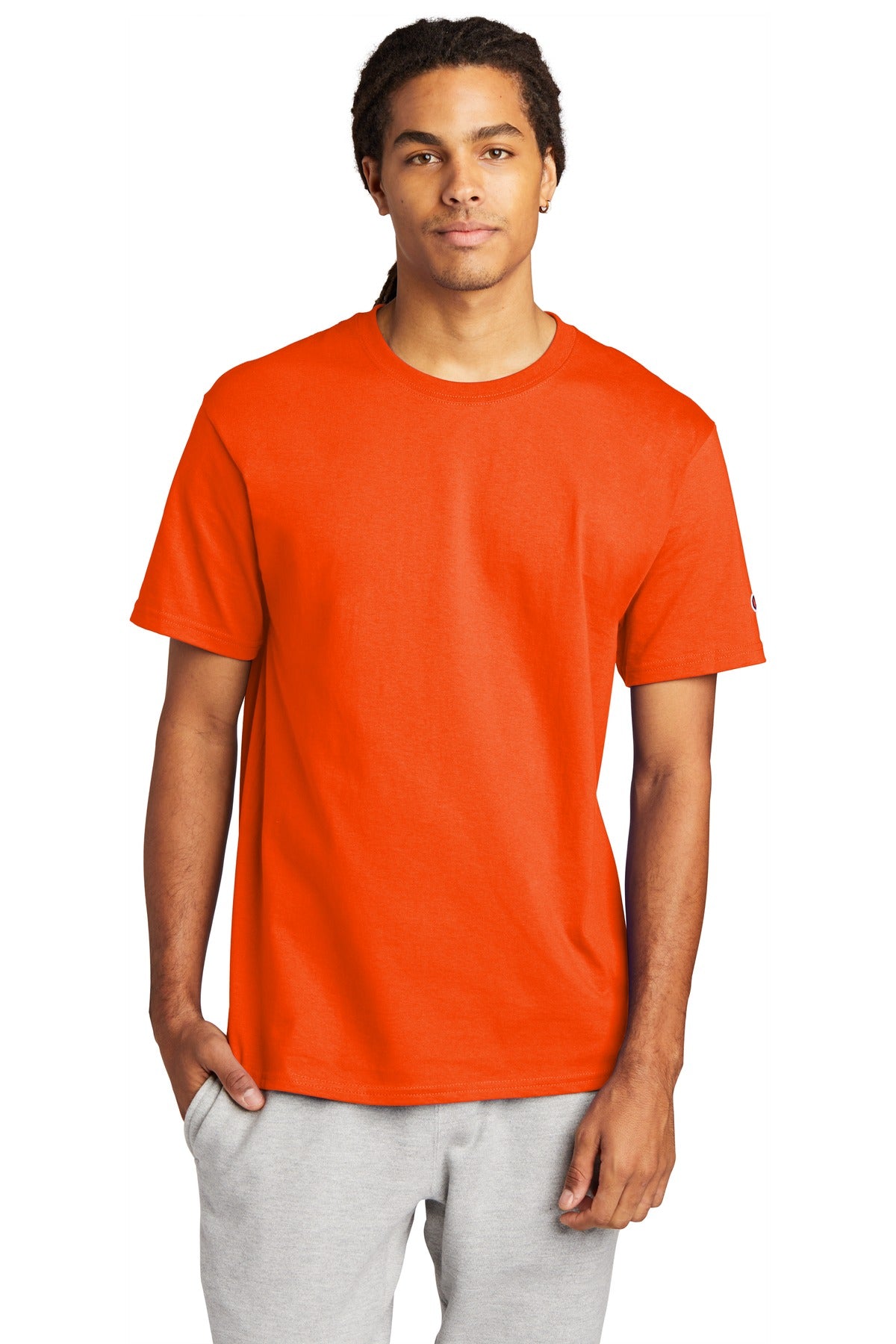 Champion Heritage 6-Oz. Jersey Tee T425 - EMBROIDERED