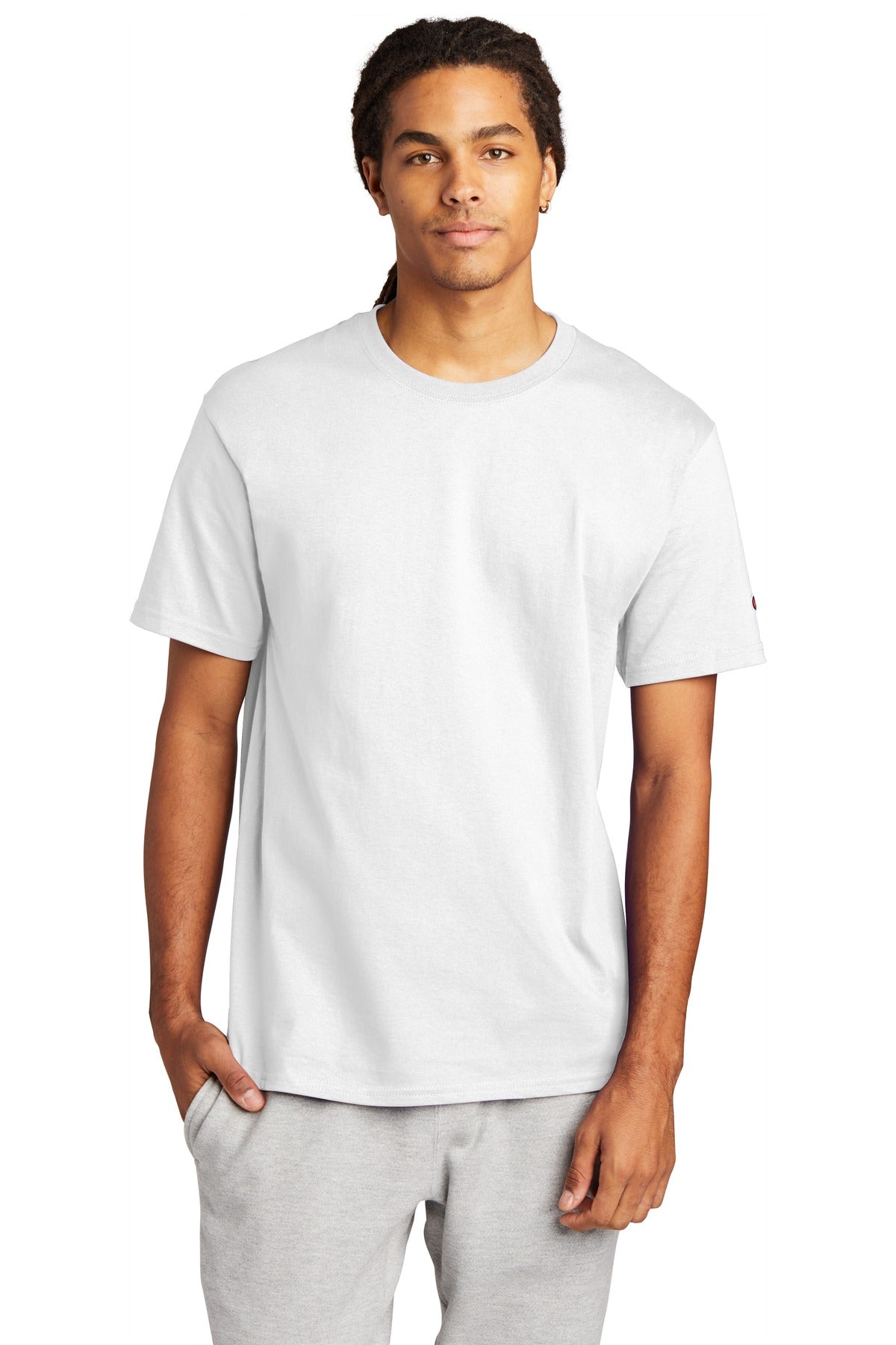 Champion Heritage 6-Oz. Jersey Tee T425 - EMBROIDERED