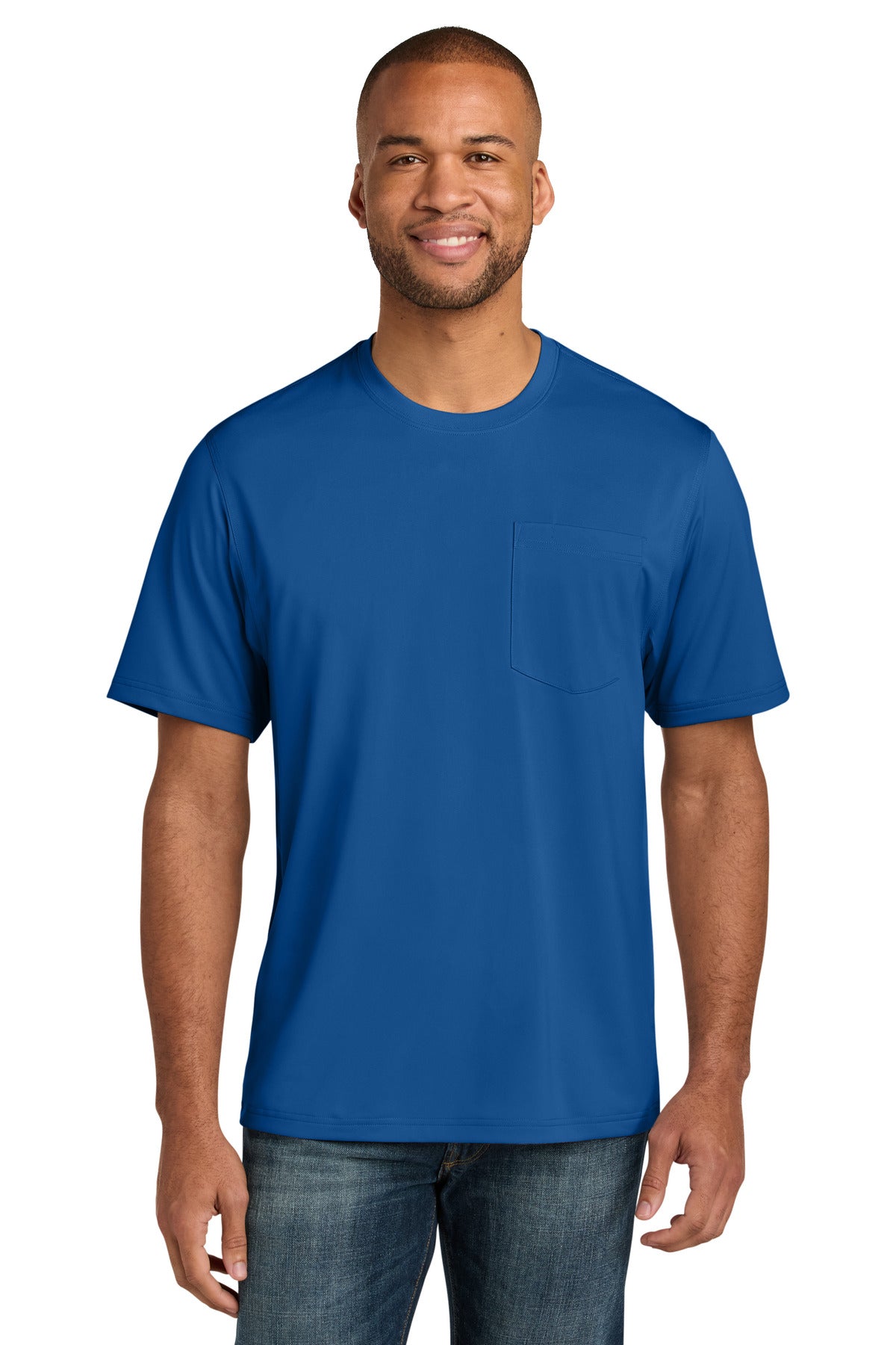 CornerStone Tall Workwear Pro Short Sleeve Pocket Tee TLCS440P - EMBROIDERED