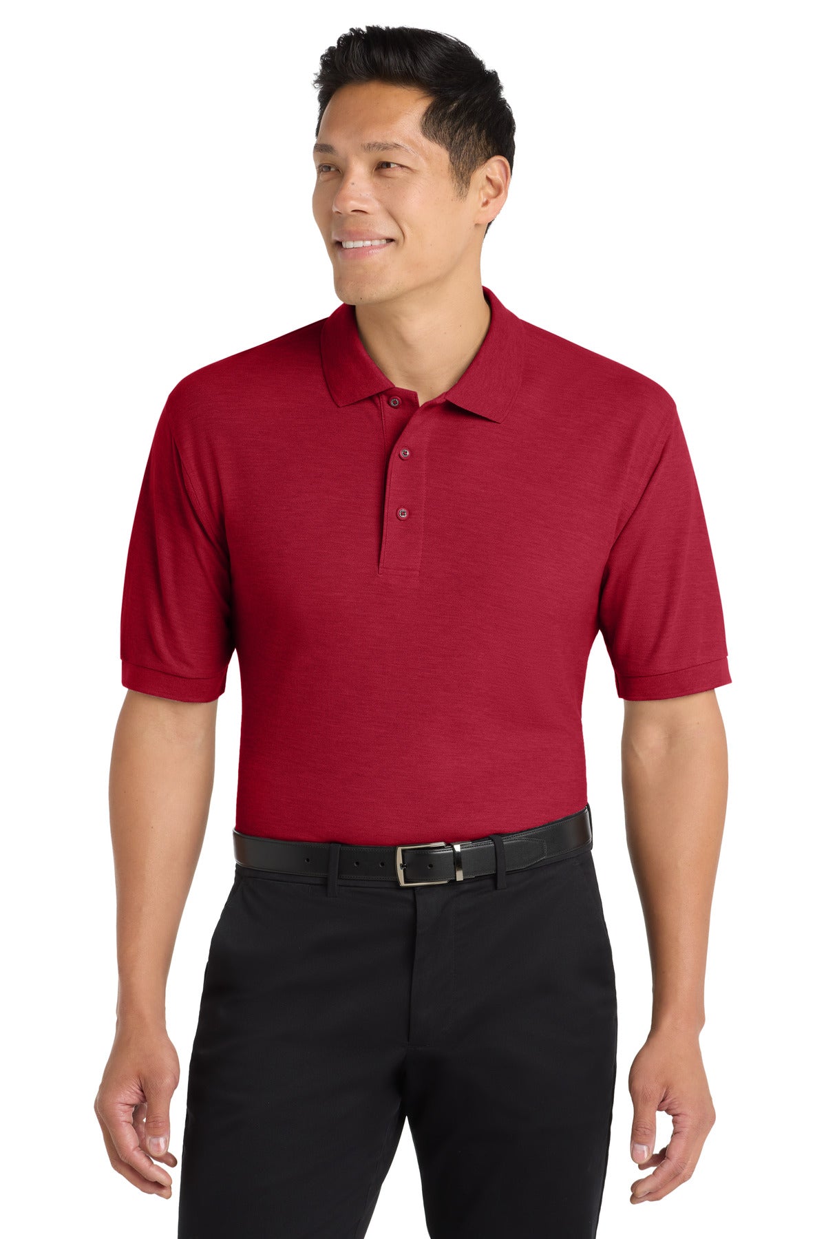 Port Authority Tall Silk Touch‚ Polo.  TLK500 - EMBROIDERED