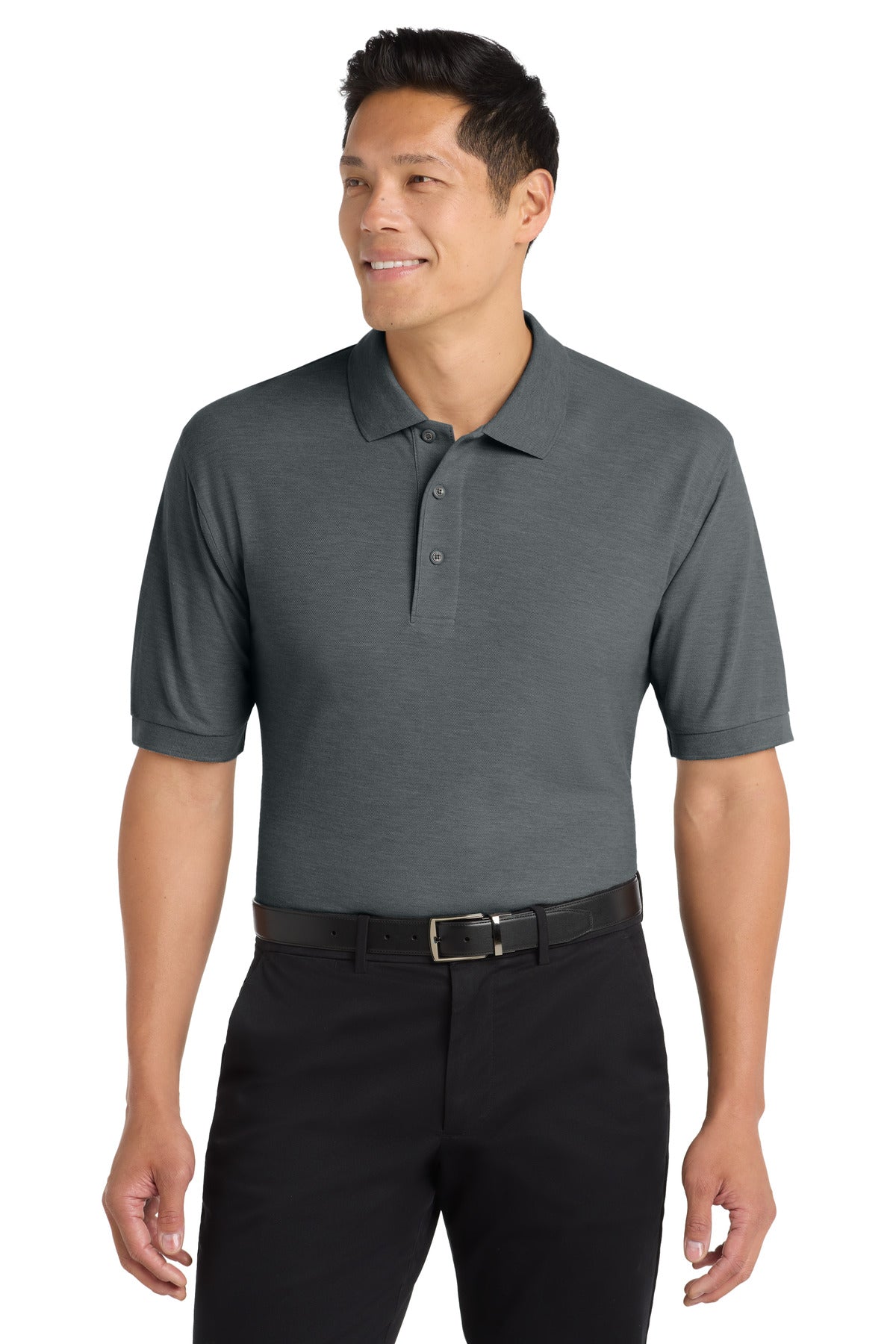 Port Authority Tall Silk Touch‚ Polo.  TLK500 - EMBROIDERED