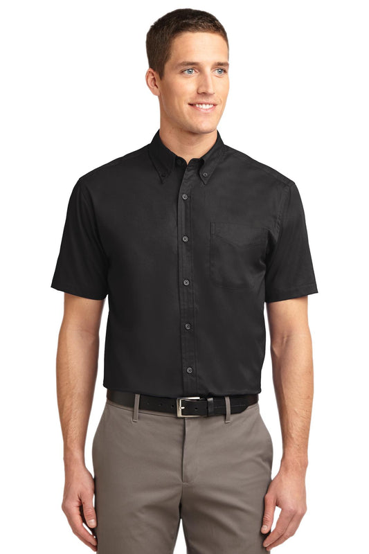 Port Authority Tall Short Sleeve Easy Care Shirt. TLS508 - EMBROIDERED