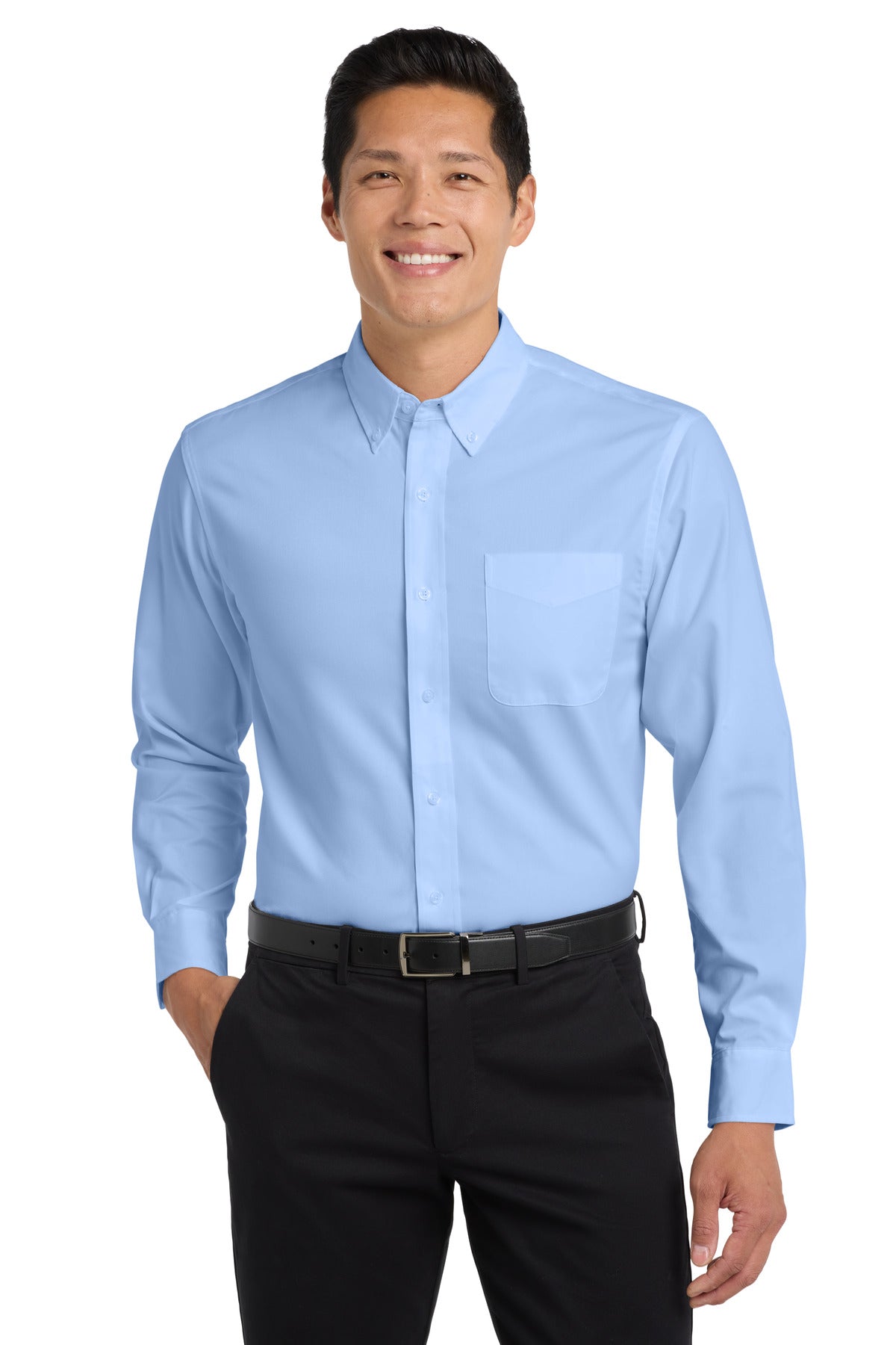 Port Authority Tall Long Sleeve Easy Care Shirt.  TLS608 - EMBROIDERED