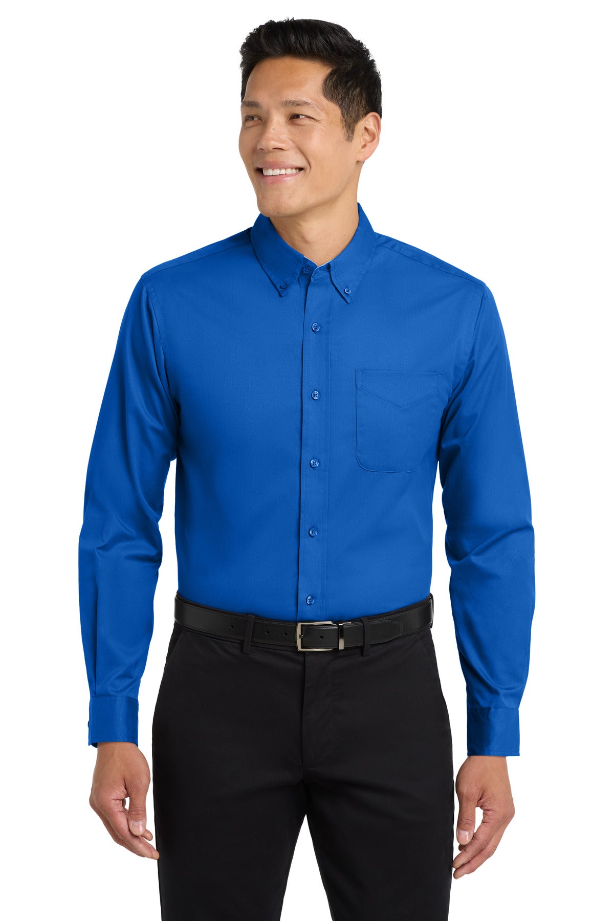 Port Authority Tall Long Sleeve Easy Care Shirt.  TLS608 - EMBROIDERED