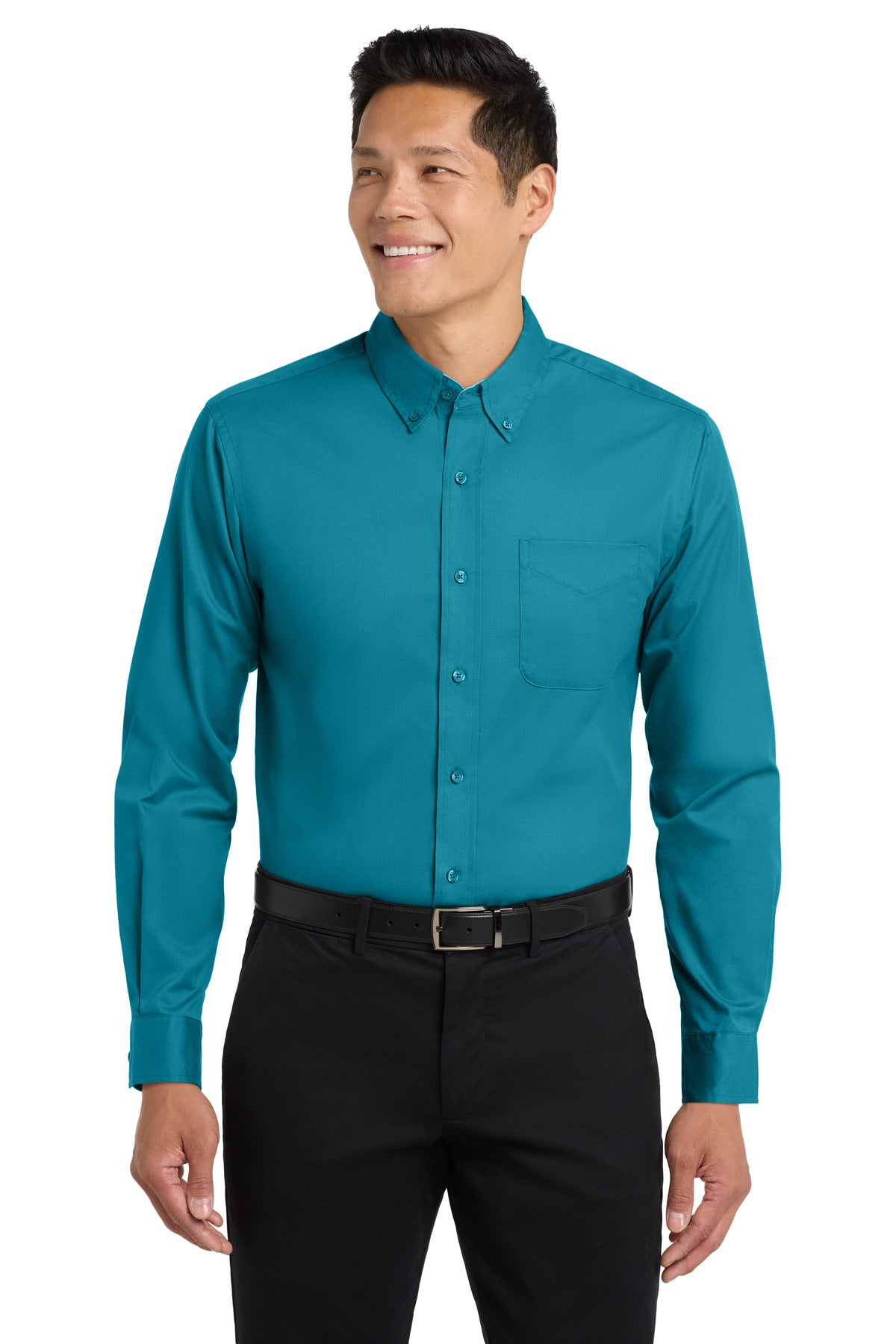 Port Authority Tall Long Sleeve Easy Care Shirt.  TLS608 - EMBROIDERED