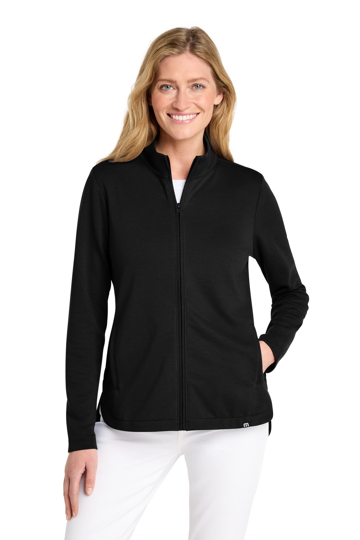TravisMathew Women's Coveside Full-Zip TM1LD001 - EMBROIDERED