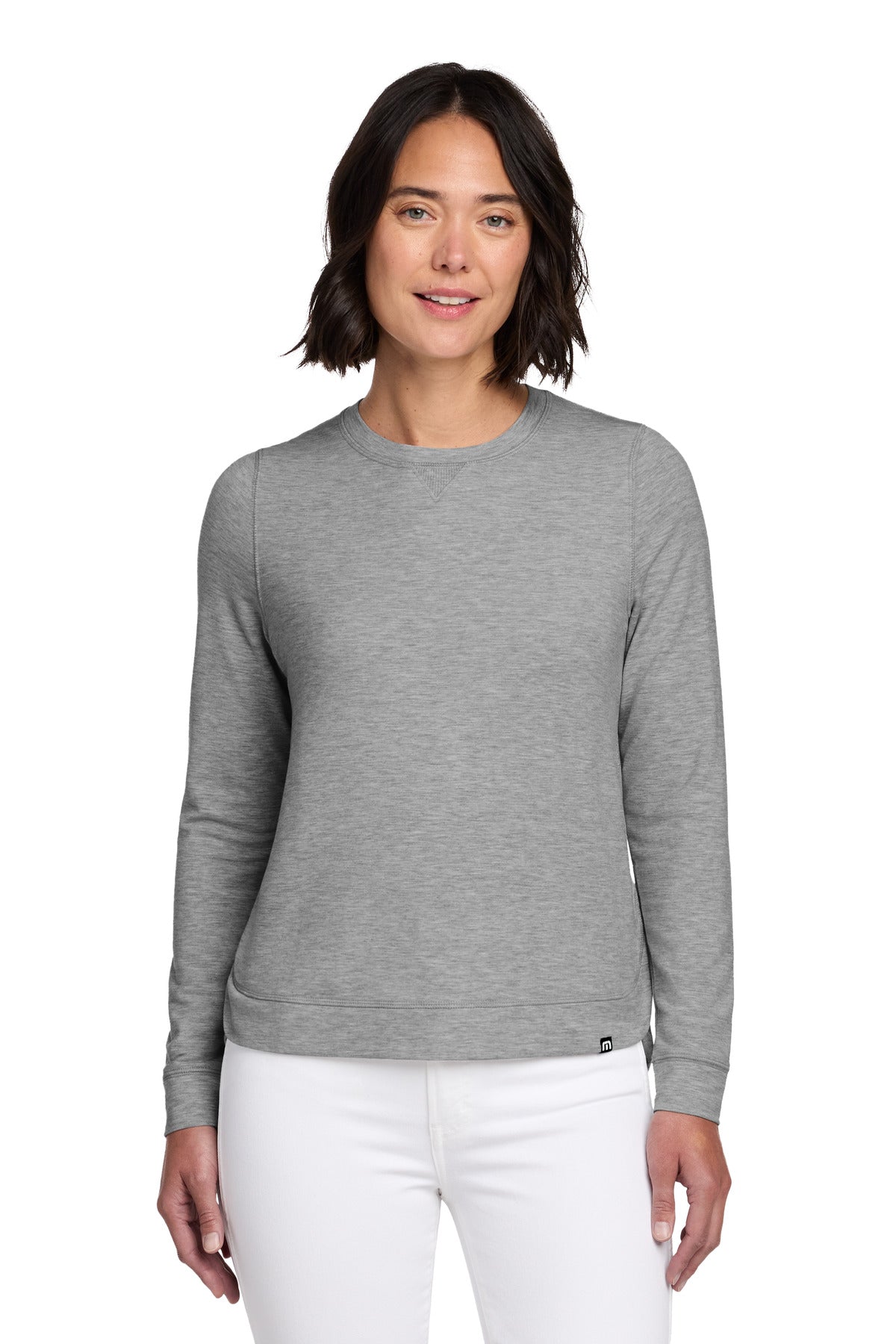 TravisMathew Women's Long Weekend Crew TM1LD003 - EMBROIDERED