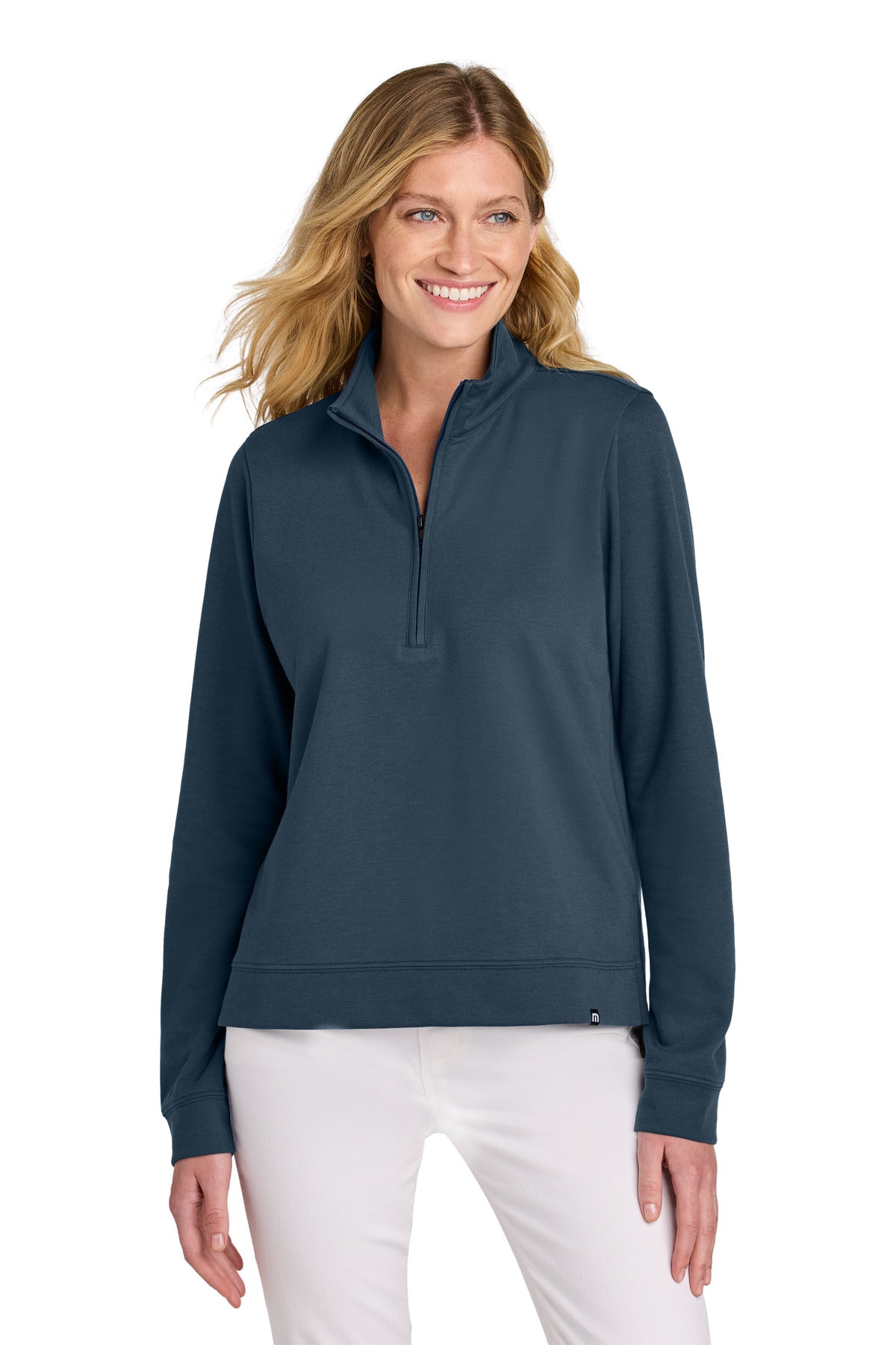 TravisMathew Women's Coveside 1/2-Zip TM1LD007 - EMBROIDERED