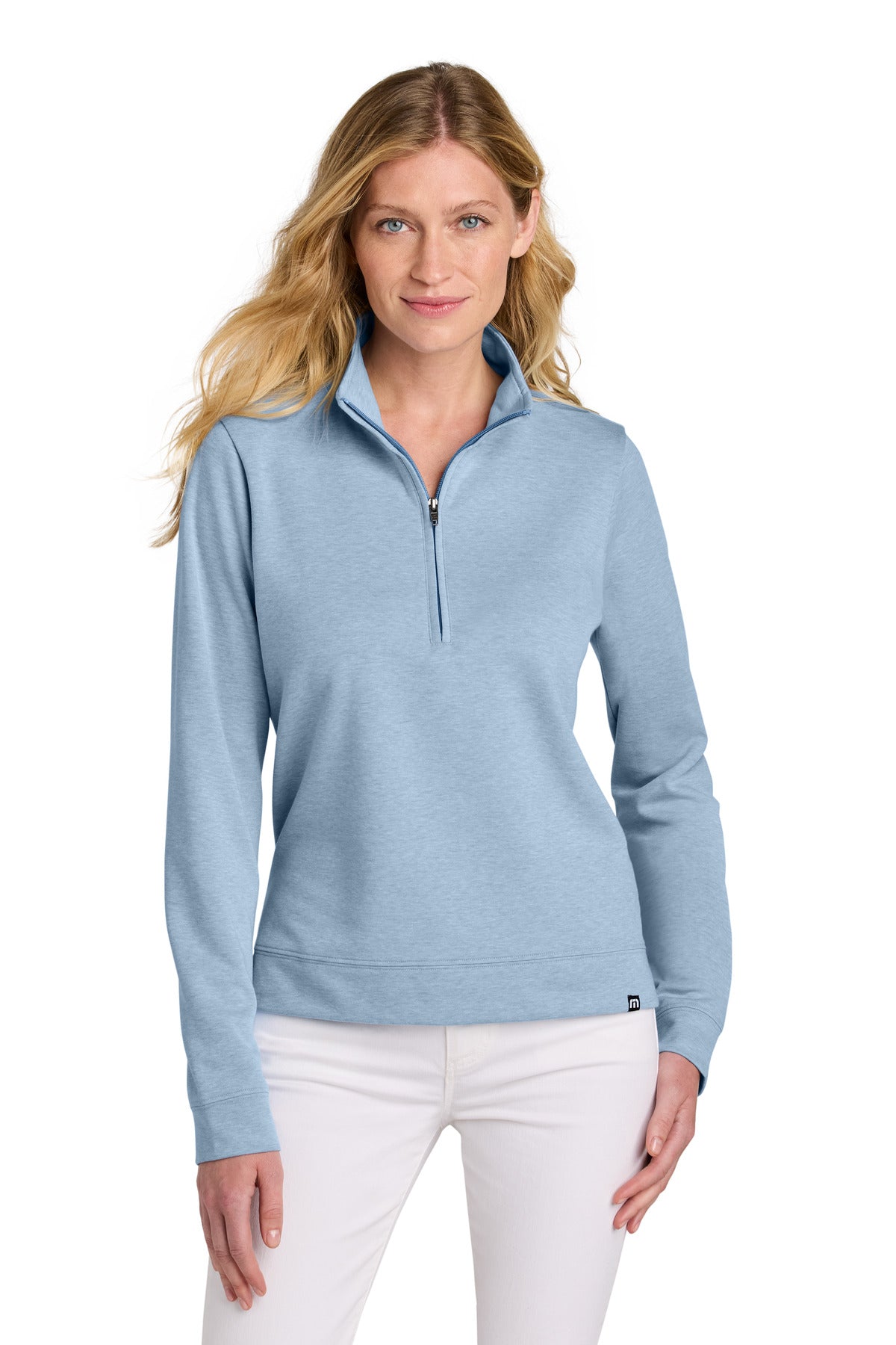 TravisMathew Women's Coveside 1/2-Zip TM1LD007 - EMBROIDERED