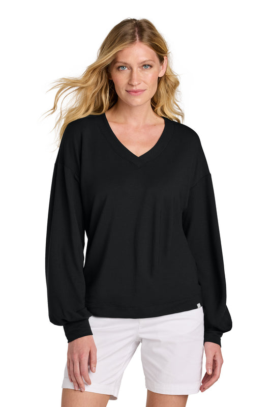 TravisMathew Women's Long Weekend V-Neck TM1LD009 - EMBROIDERED