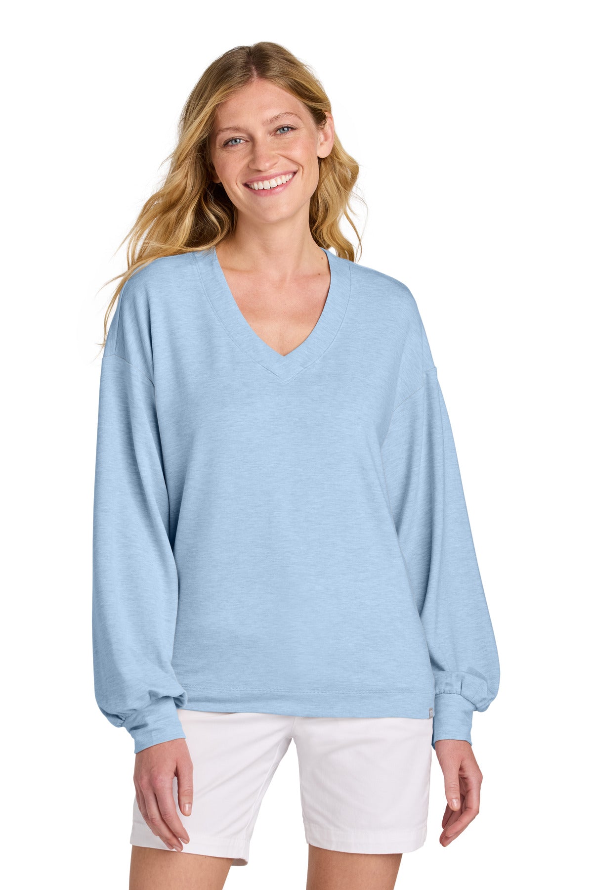 TravisMathew Women's Long Weekend V-Neck TM1LD009 - EMBROIDERED