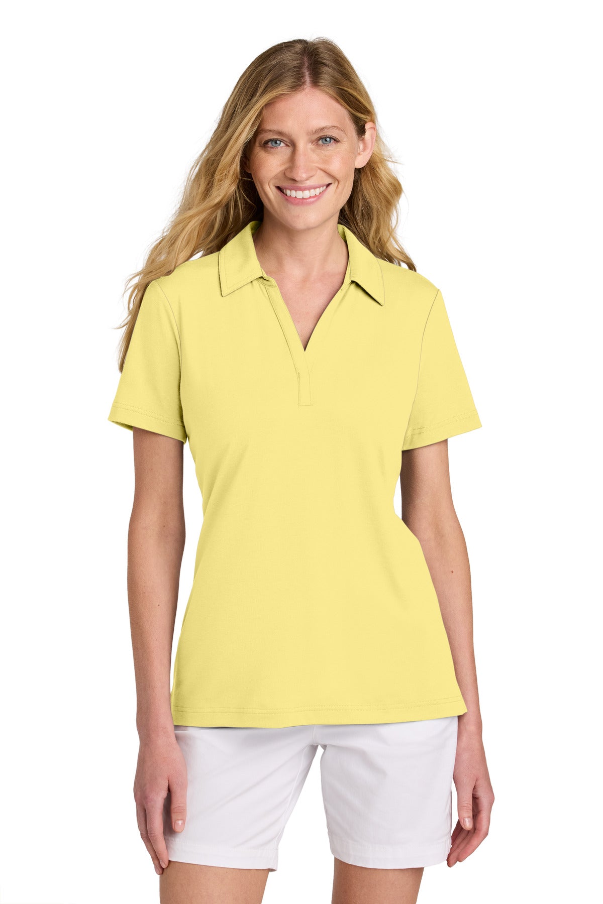 TravisMathew Women's Glenview Solid Polo TM1LF071 - EMBROIDERED