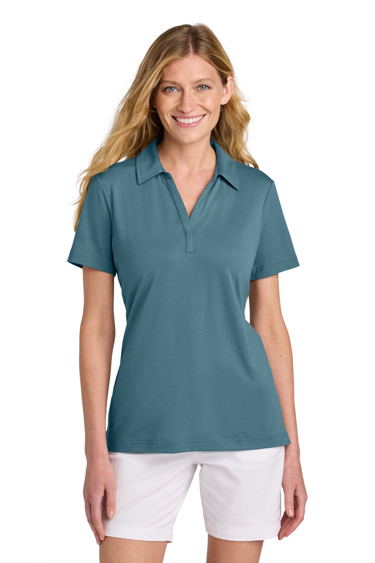 TravisMathew Women's Glenview Solid Polo TM1LF071 - EMBROIDERED