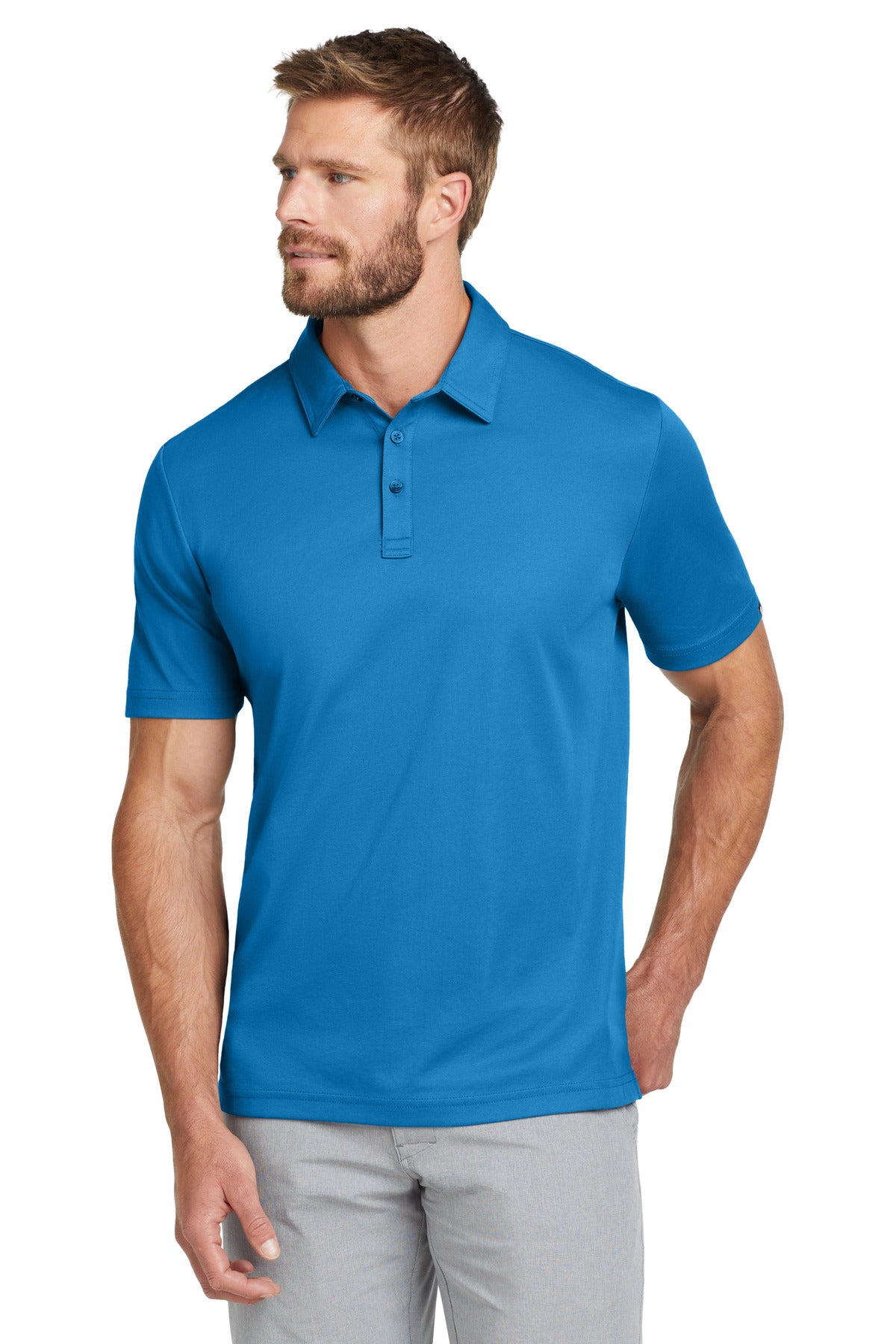 TravisMathew Oceanside Solid Polo. TM1MU411 - EMBROIDERED