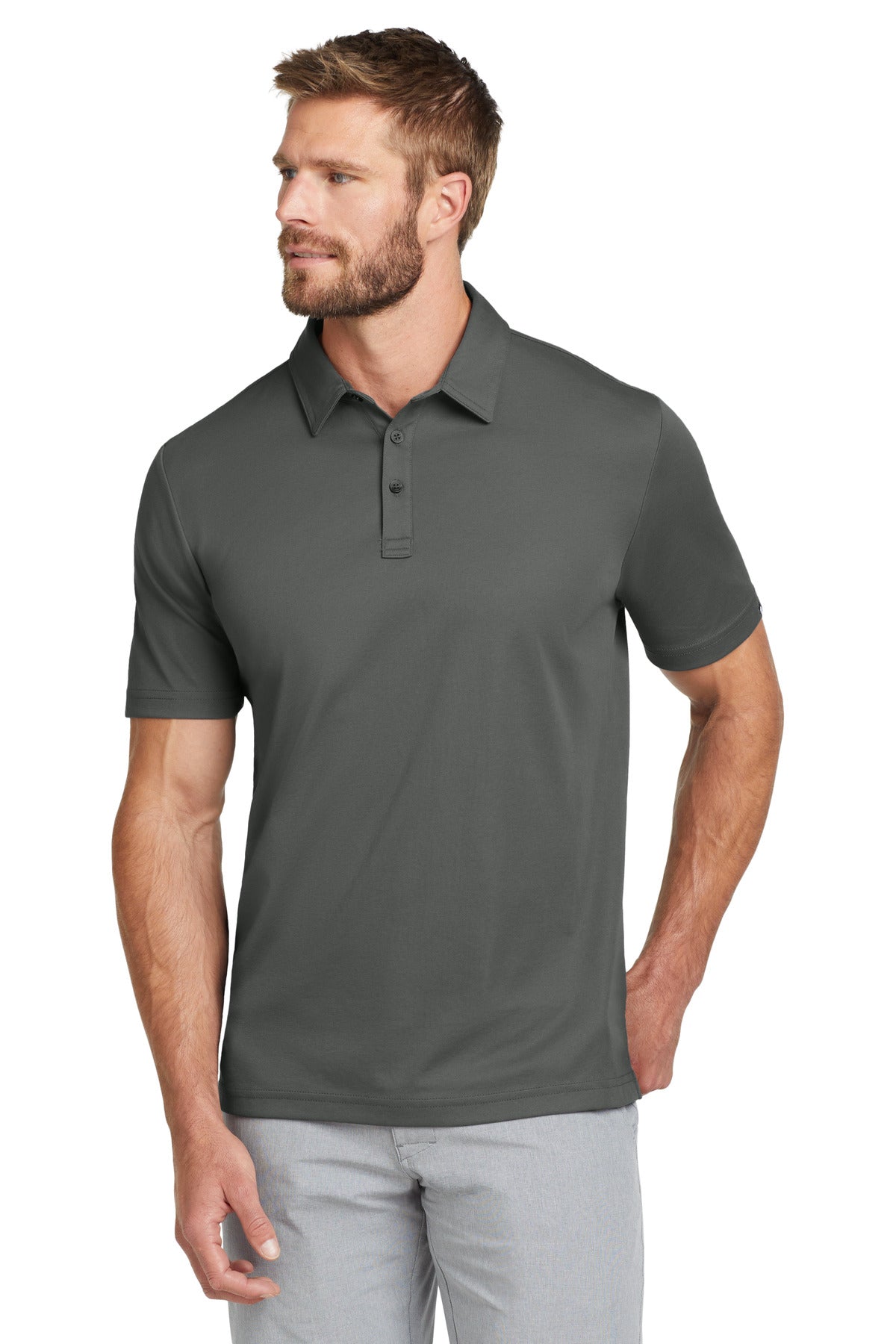TravisMathew Oceanside Solid Polo. TM1MU411 - EMBROIDERED